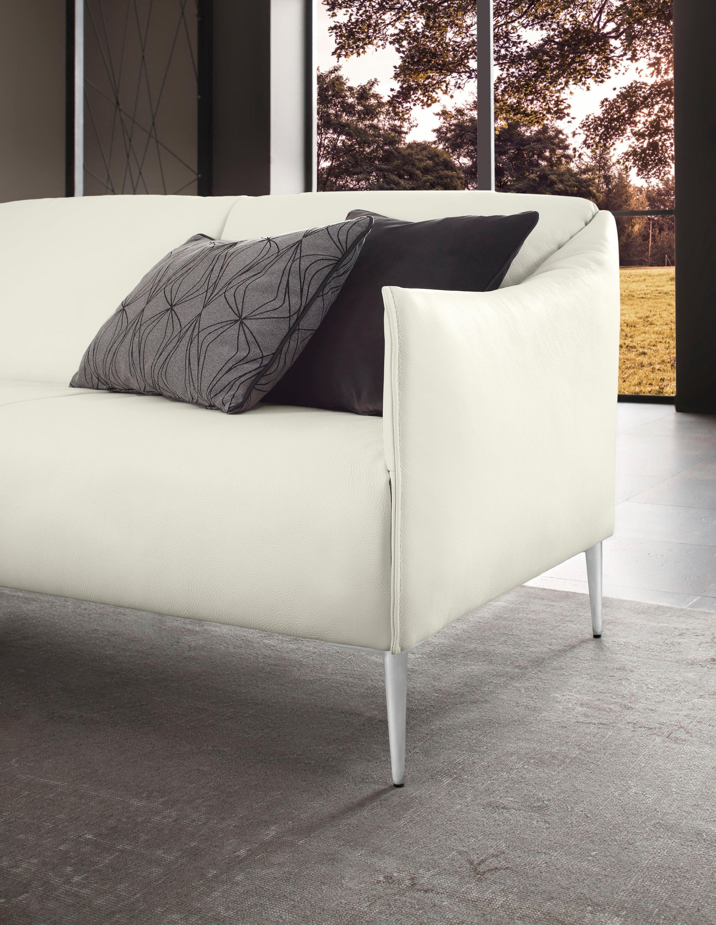 W.SCHILLIG 2,5-Sitzer »sally« mit Metallfüßen in Chrom glänzend, Breite 194 cm