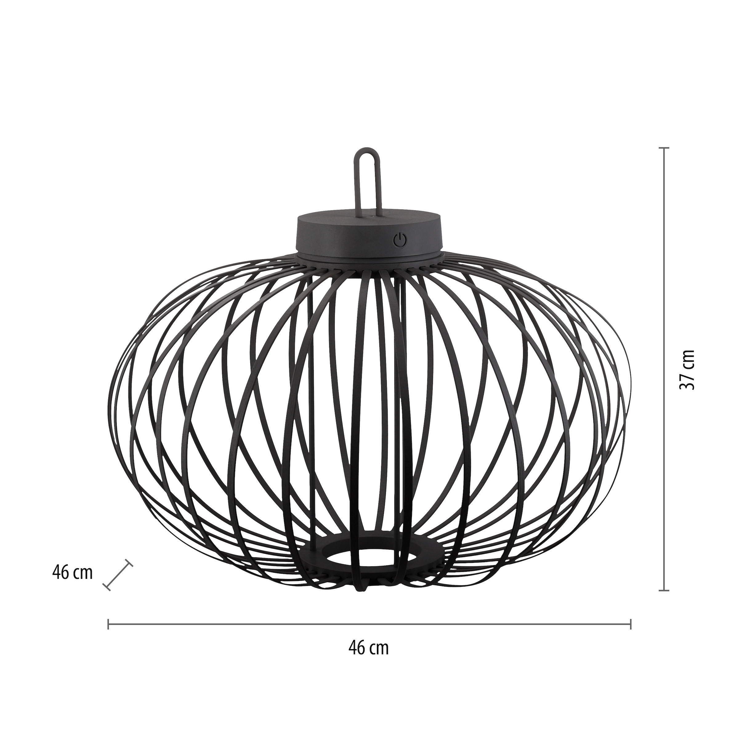 JUST LIGHT Pendelleuchte »AKUBA«, 1 flammig, Leuchtmittel LED-Modul | LED fest integriert, Akkuleuchte