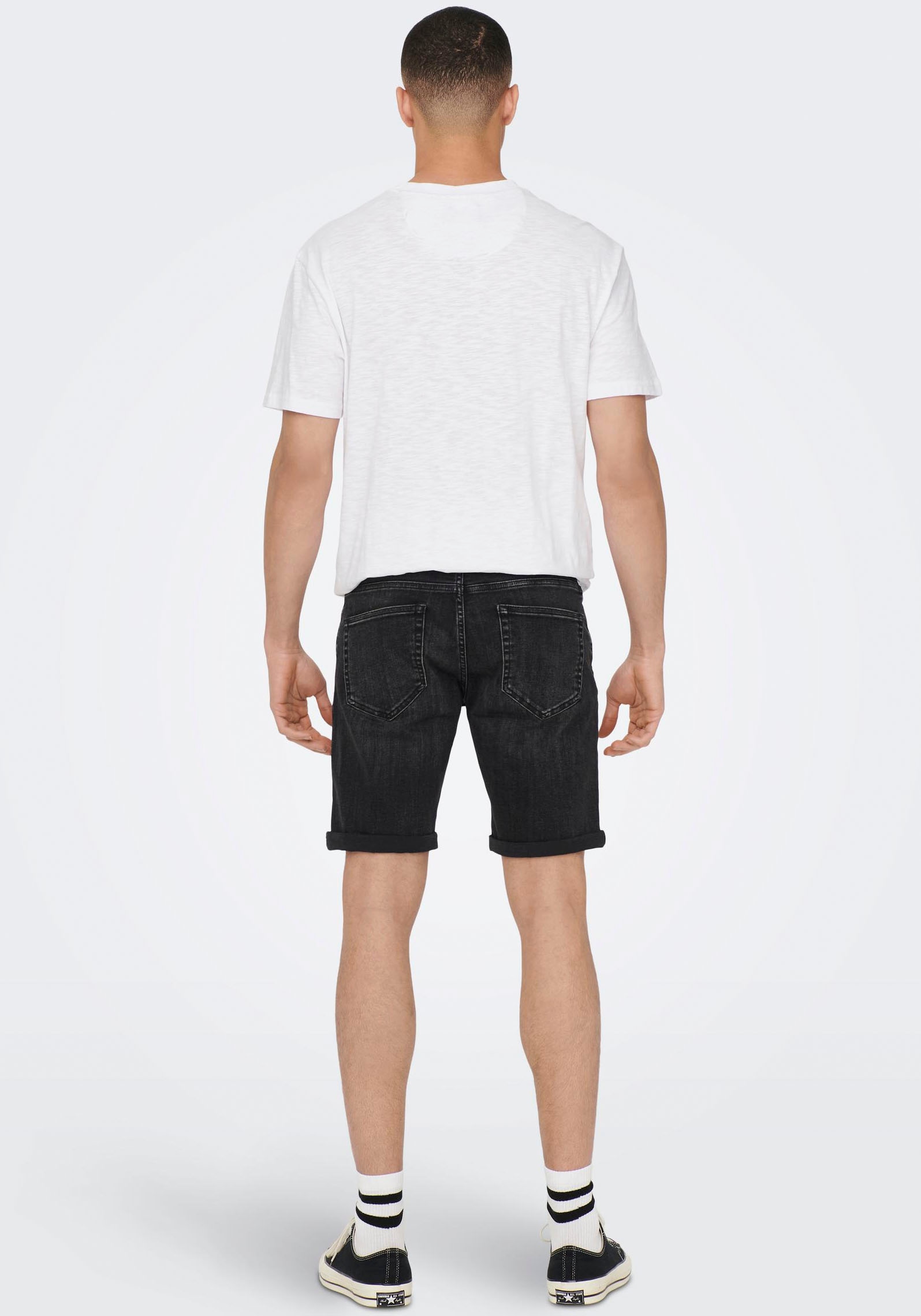 2. Bild von ONLY & SONS Jeansshorts »ONSPLY LIGHT BLUE 5189 SHORTS DNM NOOS«