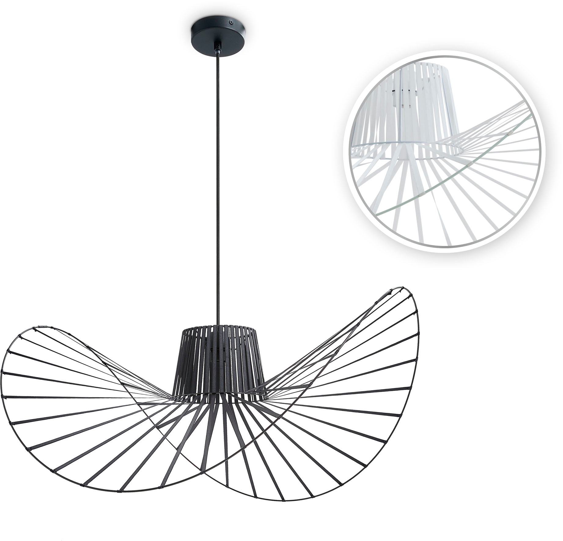 Paco Home Pendelleuchte »HUGO PD1«, 1 flammig, Leuchtmittel E27   ohne Leuc günstig online kaufen