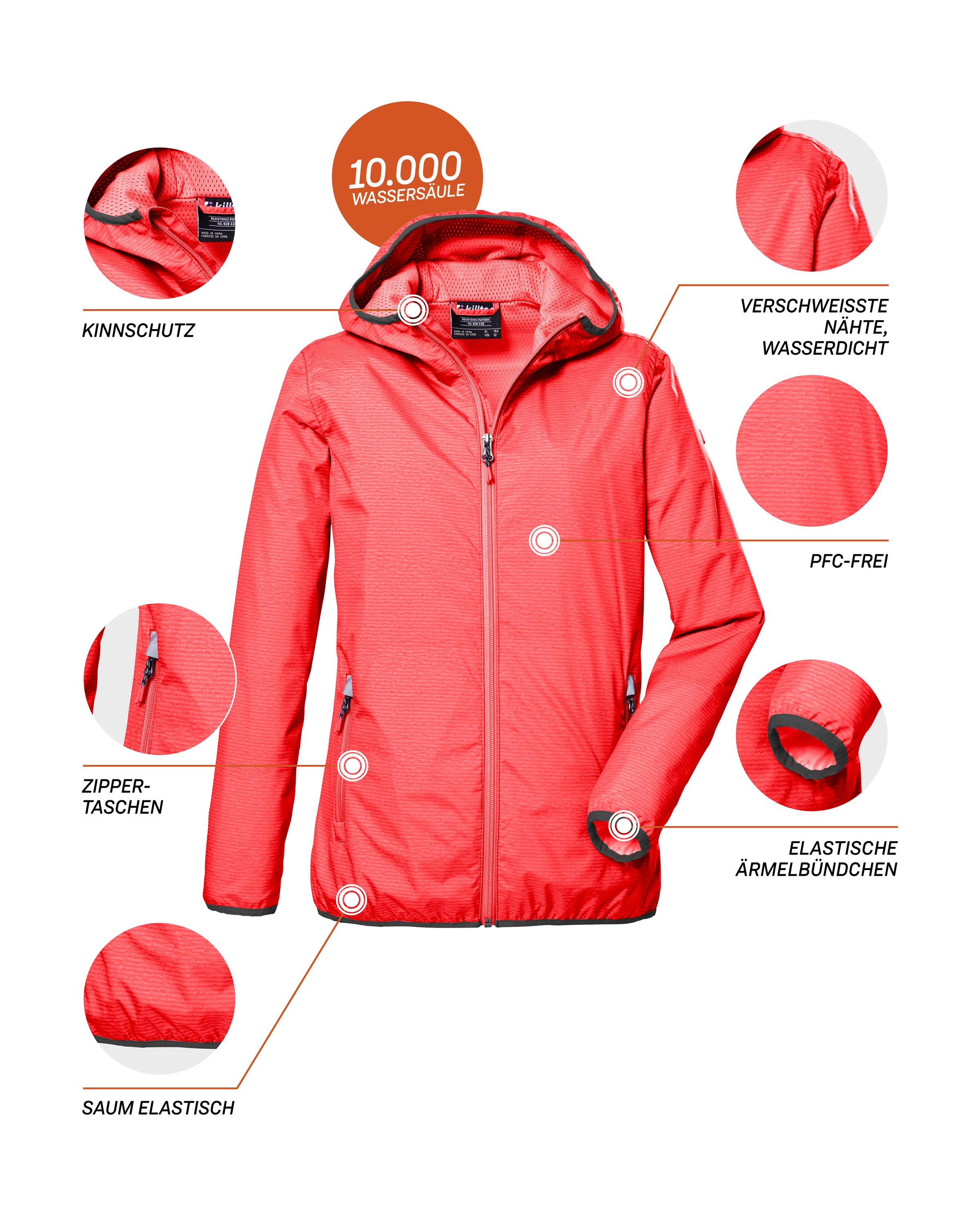 Killtec Outdoorjacke »KOS 333 GRLS JCKT«