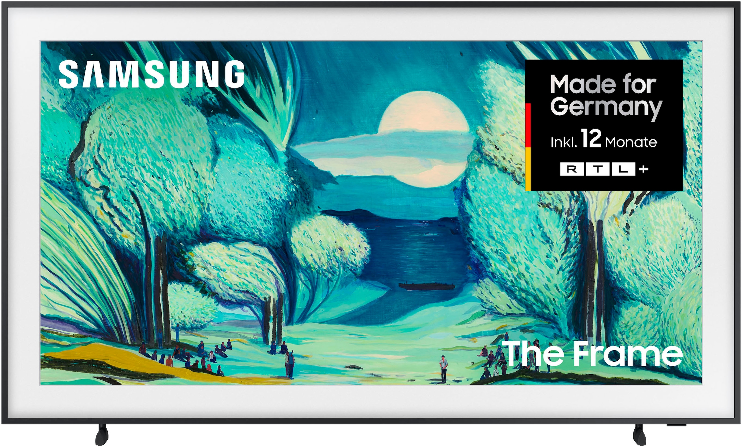 Samsung QLED-Fernseher »GQ65LS03FAU«, 4K Ultra HD, Smart-TV, The Frame, Mattes Display, Art Mode, Austauschbare Rahmen, Dolby Atmos