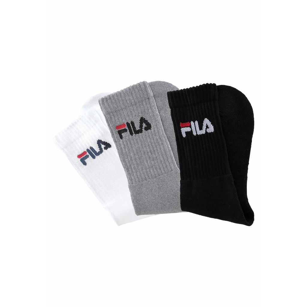 Fila Tennissocken, (3 Paar)