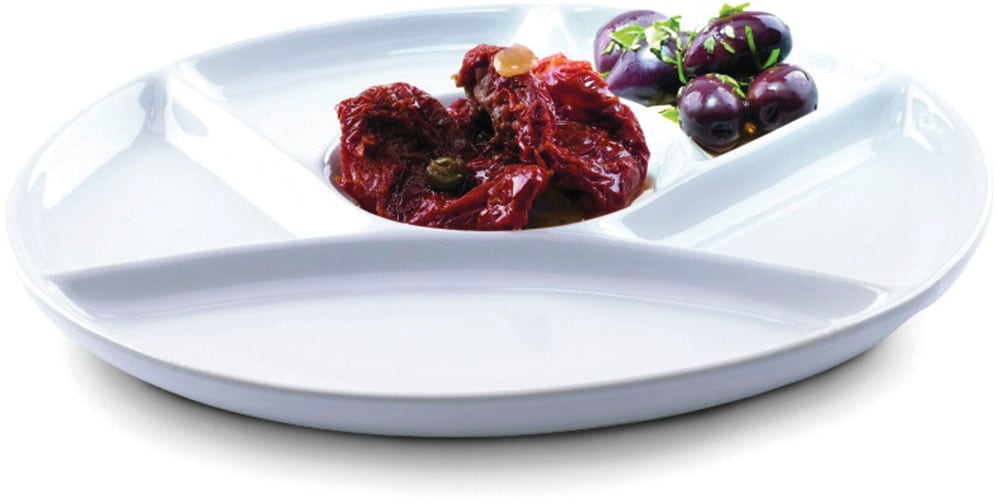 MÄSER Fondueteller »Fondueteller Set, aus Porzellan, Ø 21,5 cm« Geschirr-Se günstig online kaufen