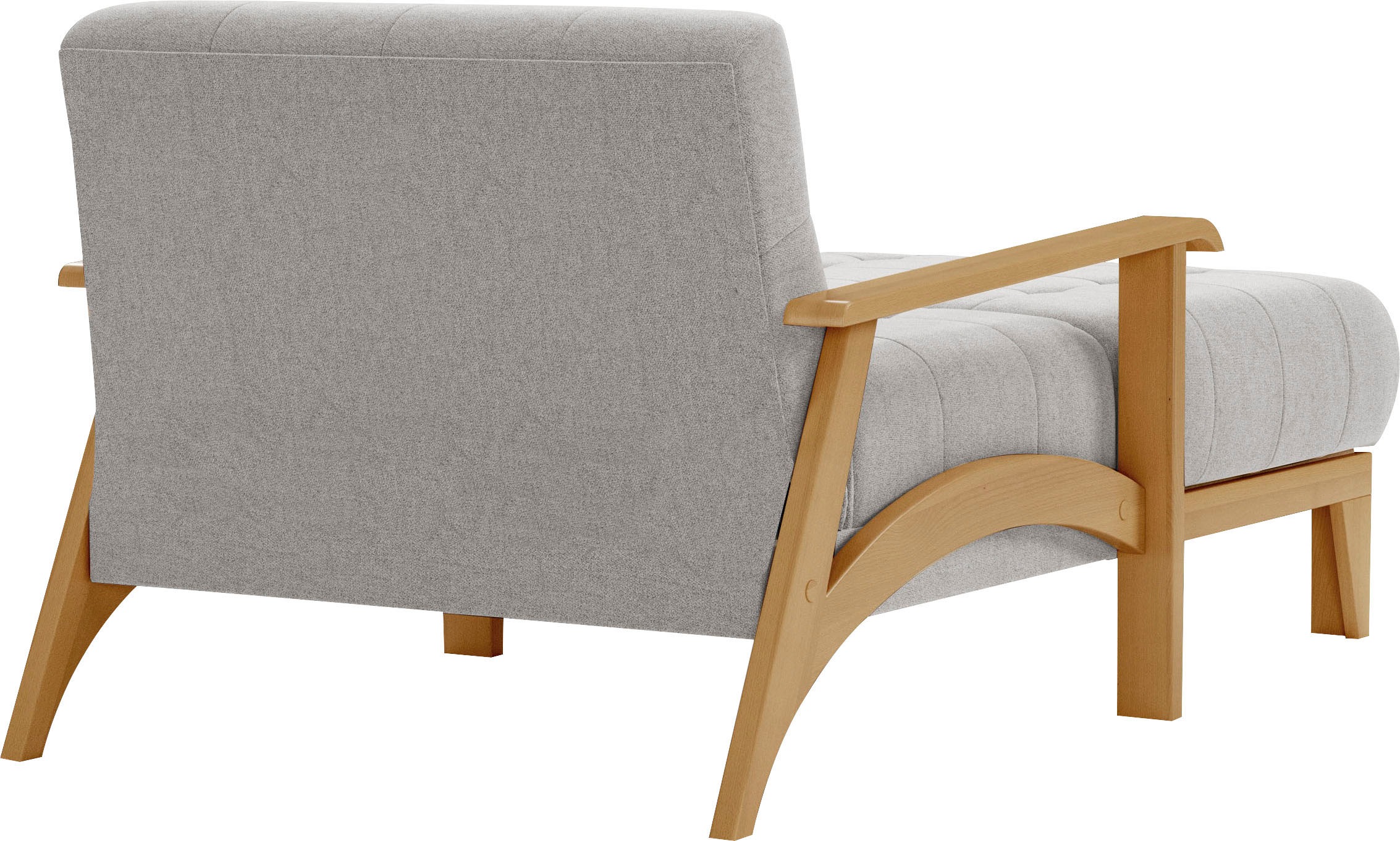 sit&more Recamiere »Billund«, Armlehnen aus eichefarbigem Buchenholz, verschiedene Bezüge und Farben
