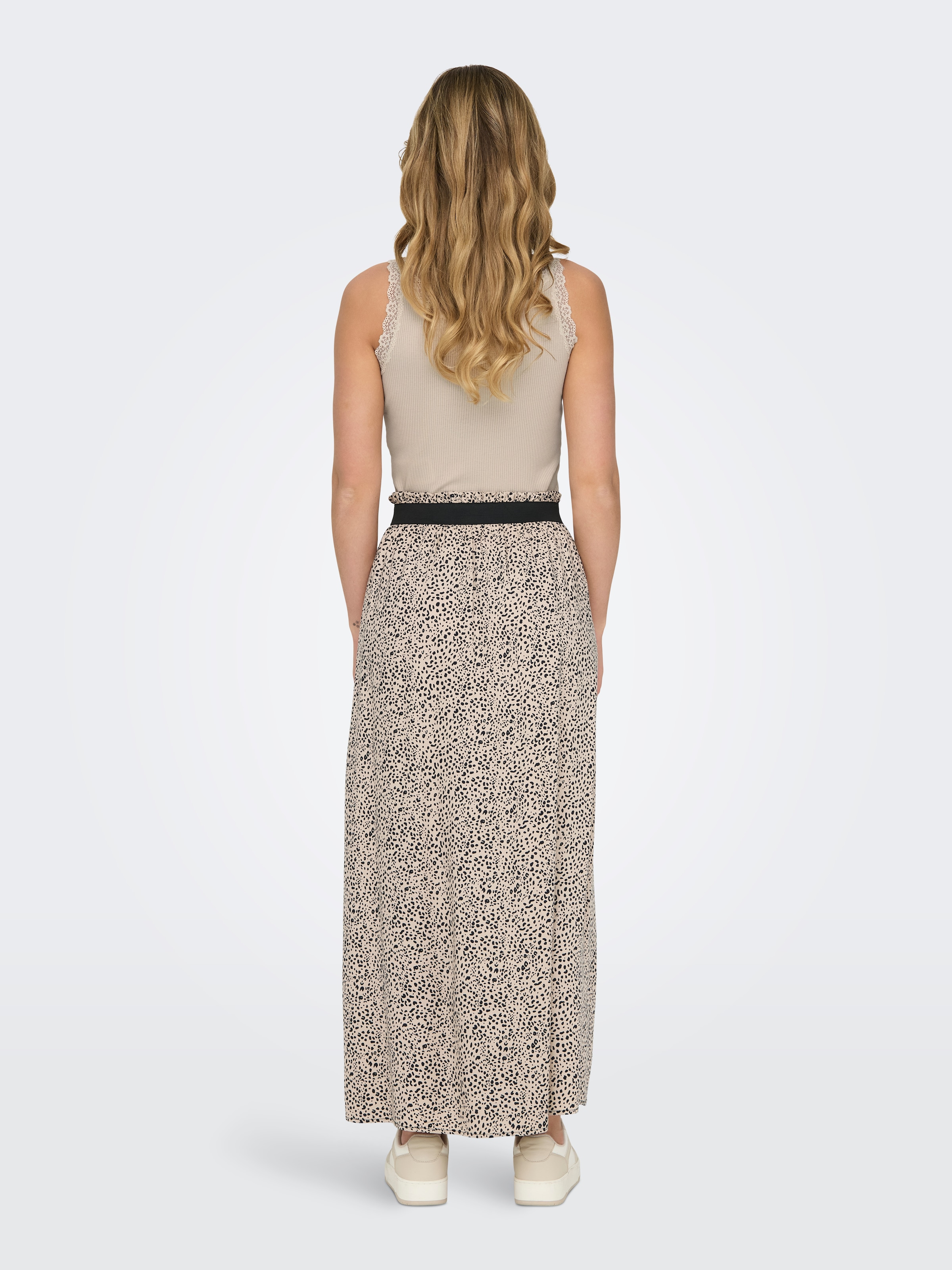 ONLY Maxirock »ONLVENEDIG AOP LIFE LONG SKIRT« Viskose, wadenlang
