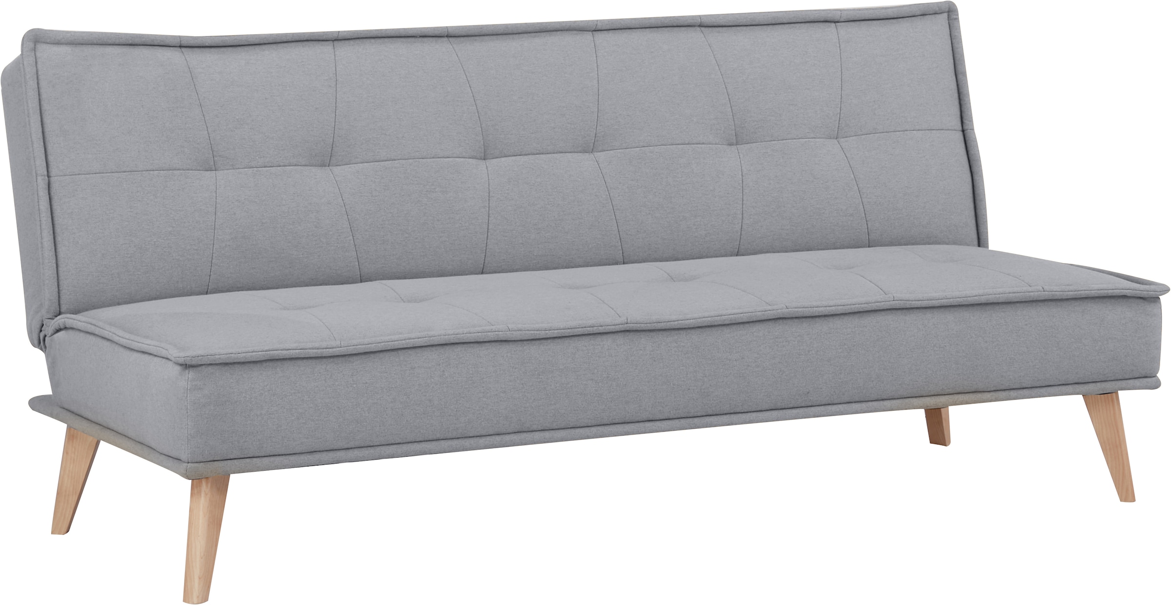 INOSIGN Schlafsofa »MENDOTA, 181 cm, 3-Sitzer mit Schlaffunktion,«, verstellbarer Rückenlehne, Klappmechanismus, Webstoff