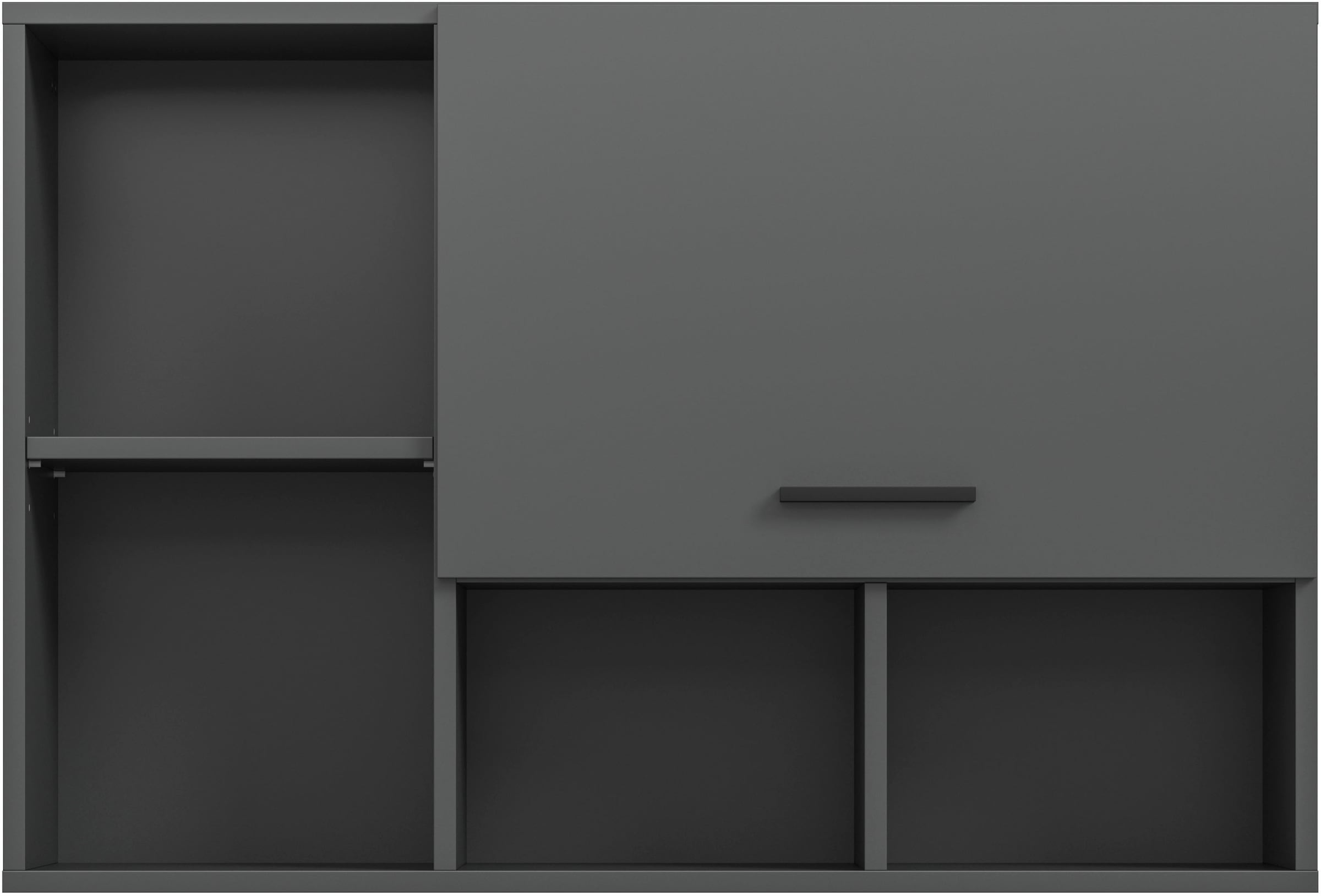 welltime Hängeschrank »FALAS, TOPSELLER! Breite 95cm, 1 Klappe, 5 Fächer«, (1 St., in verschiedenen Farben erhältlich), Schrank, Wandschrank, Badschrank, Wäscheschrank