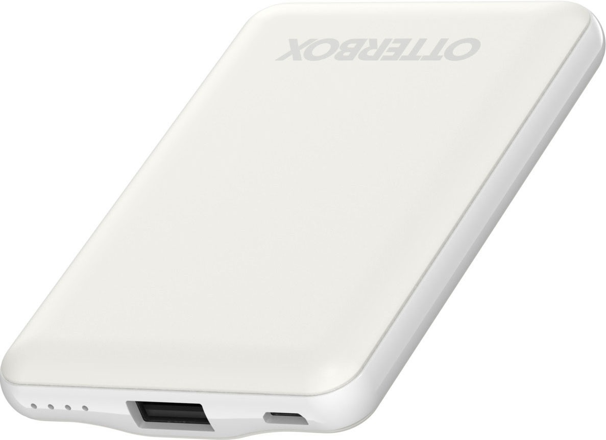 Otterbox Powerbank »Power Bank 5000 mAh externer Akku mit USB-A und Micro-USB«, 5000 mAh, Status LED, schlankes, robustes Design, inkl. 3 in 1 Ladekabel