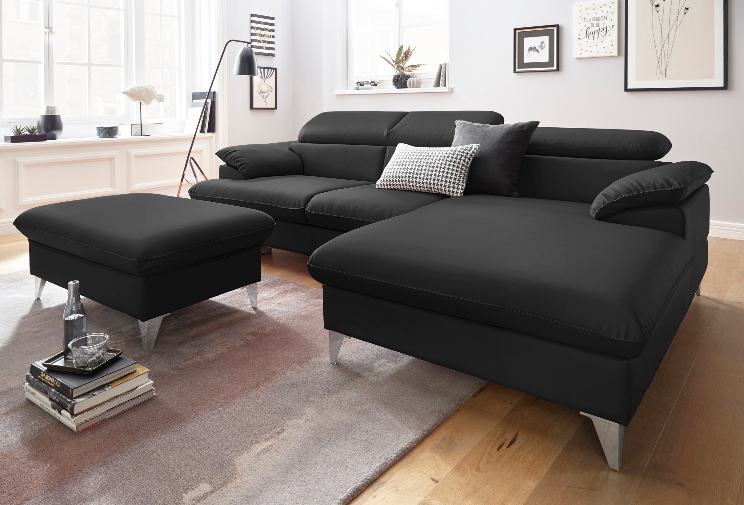 COTTA Polstergarnitur »Caluso L-Form«, (2 tlg.), Set bestehend aus: Ecksofa günstig online kaufen