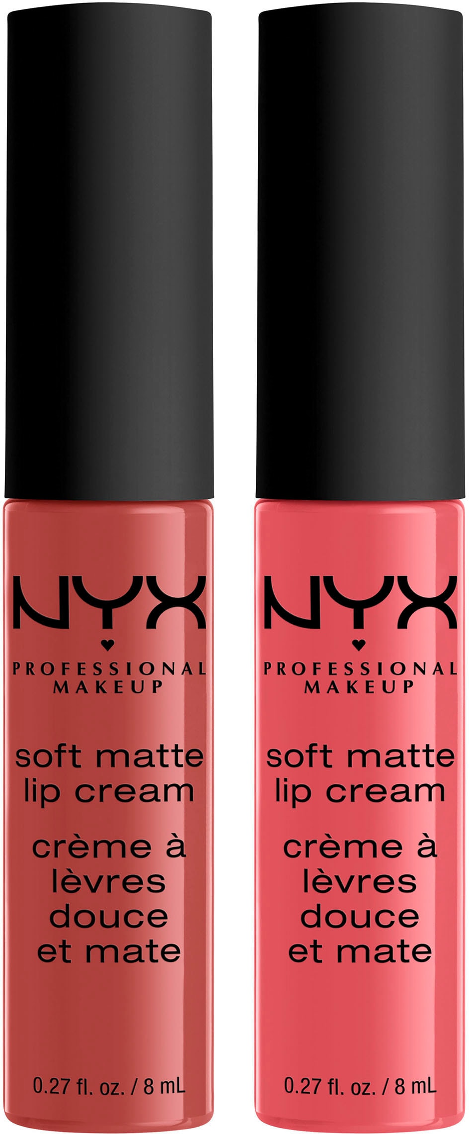 NYX Lippenstift »Professional Makeup X-Mas Soft Matte Lip Cream Duo«, mit natürlichen Inhaltstoffen