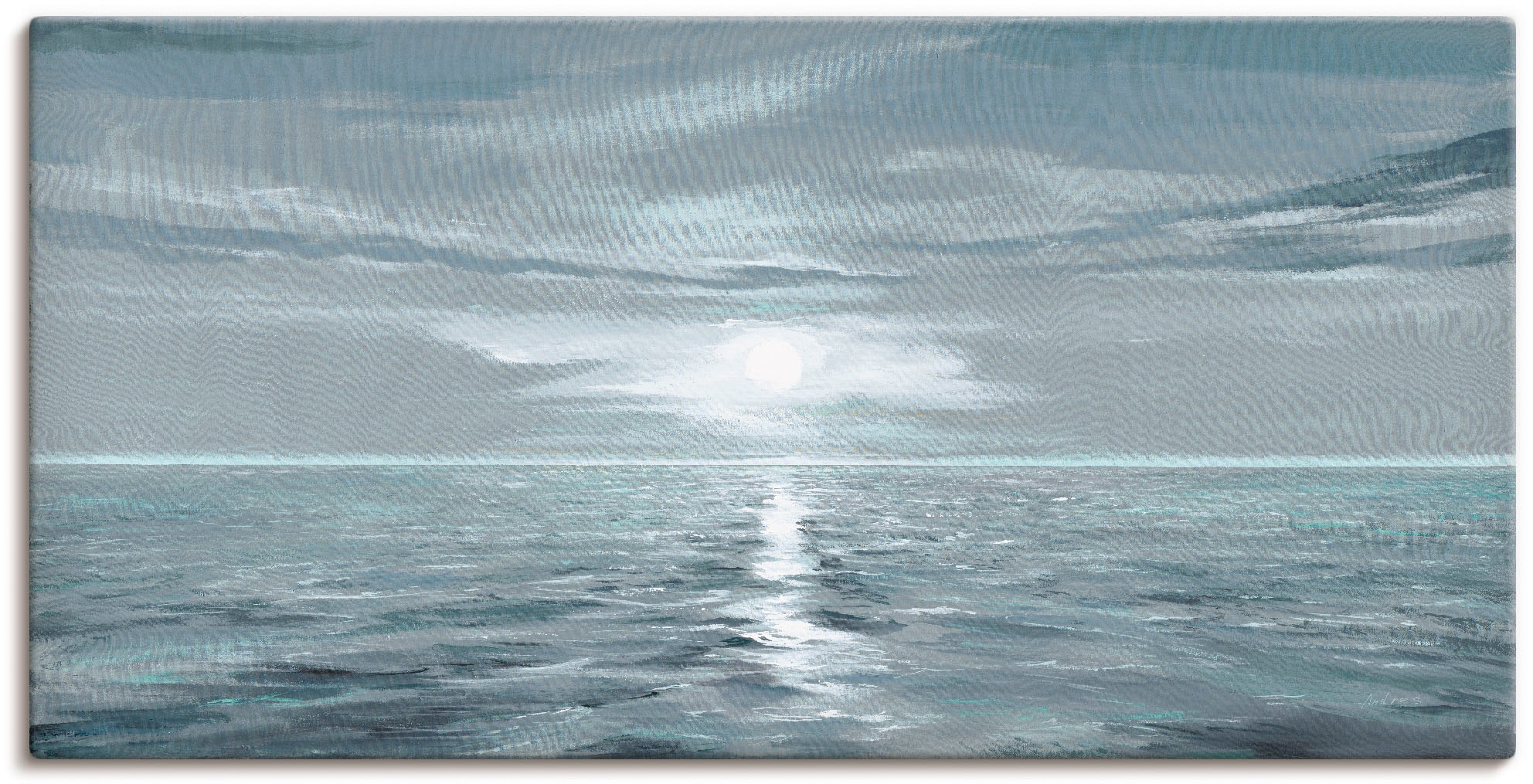 Artland Wandbild »Eisblaues Meer« Gewässer 1 Stk. tlg. als Alubild, Outdoor günstig online kaufen