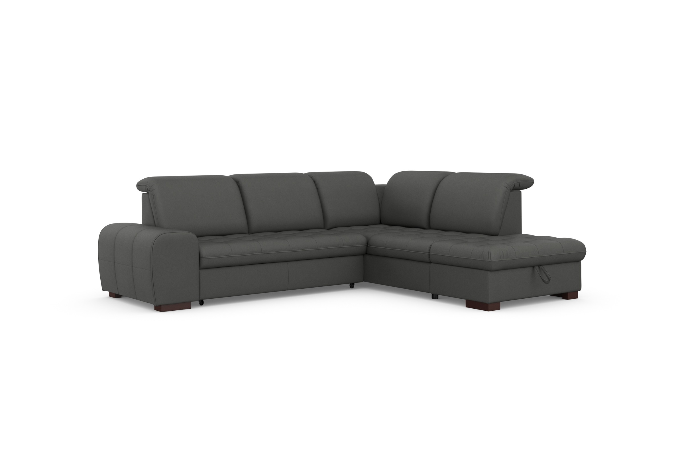 sit&more Ecksofa »Luxor L-Form«, wahlweise mit Bettfunktion, Stauraum und Kopfteilverstellung