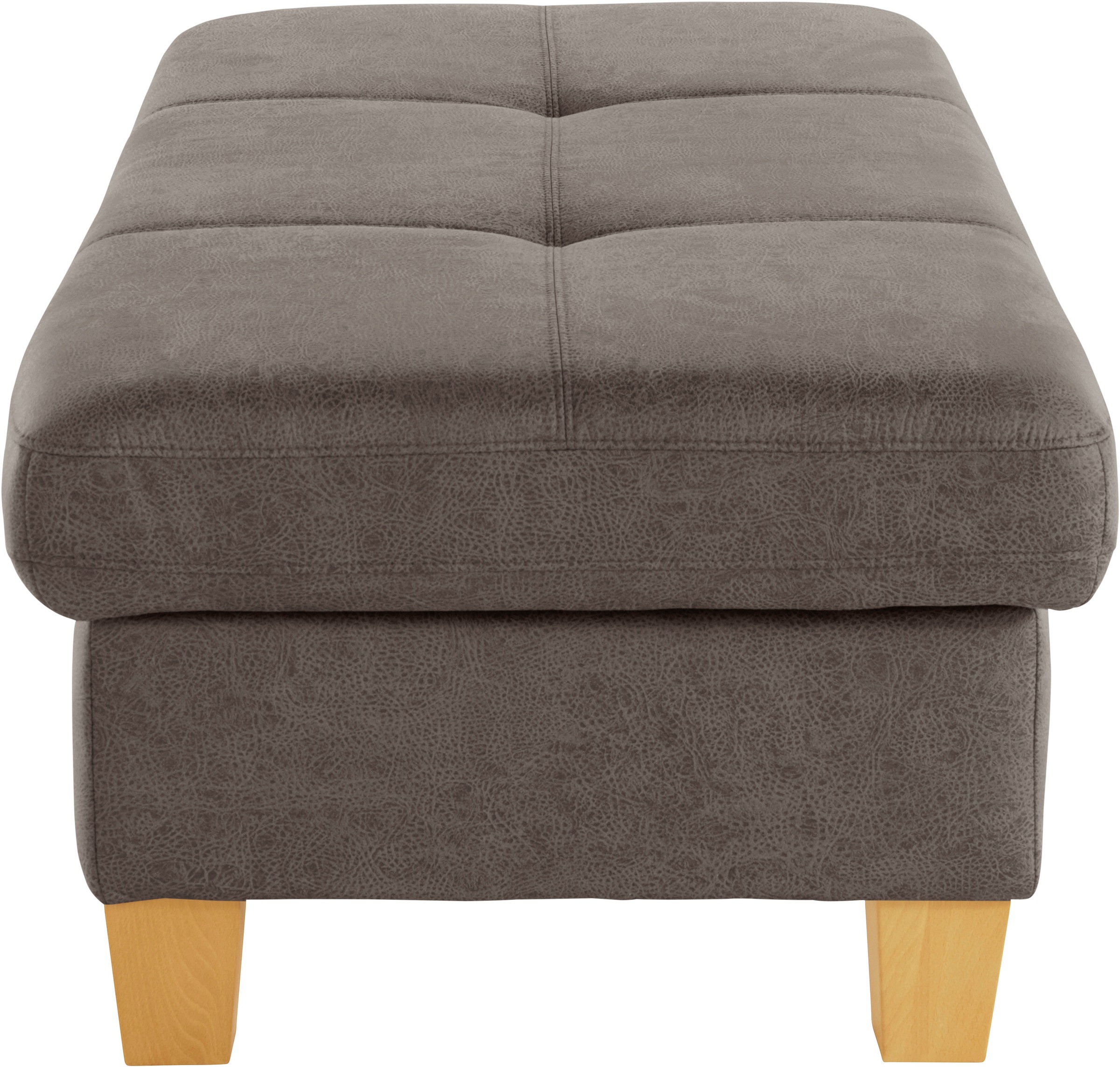exxpo - sofa fashion Hocker »Enya Bankhocker mit Staufach unter der Sitzfläche«, schöne Detailverarbeitung