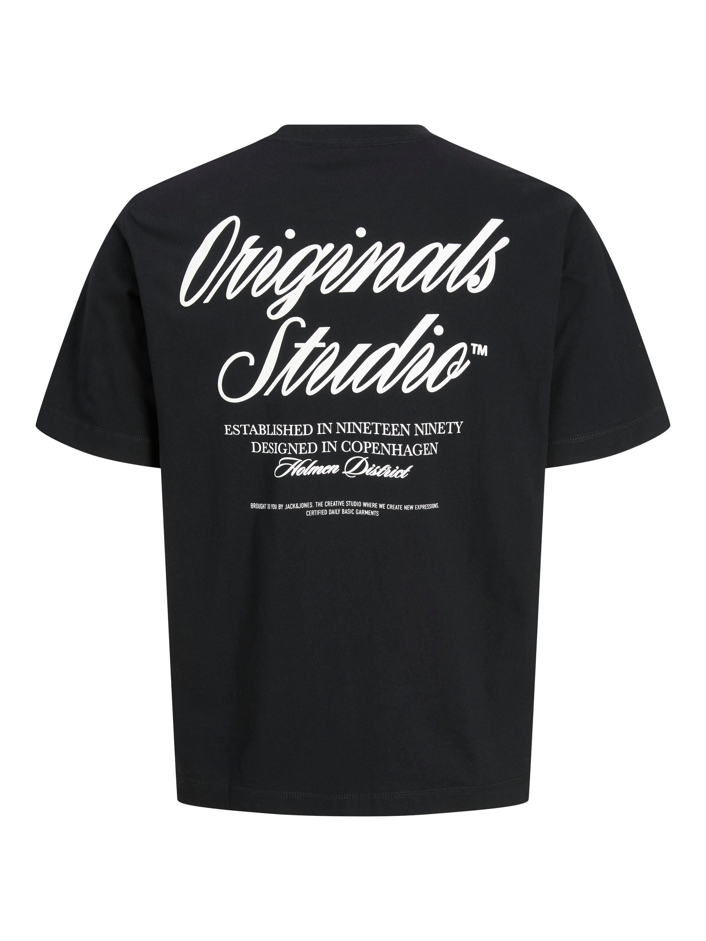 Jack & Jones Kurzarmshirt »JORNORREBRO TYPO TEE SS CREW NECK NOOS«