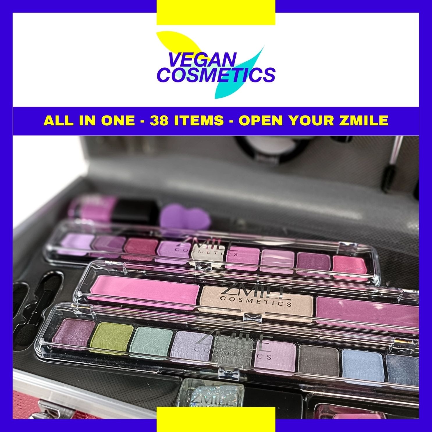 ZMILE COSMETICS Kosmetik-Koffer »Kosmetik-Koffer 'Merry Berry'«, (Packung, 38 tlg.), mit veganer Formulierung