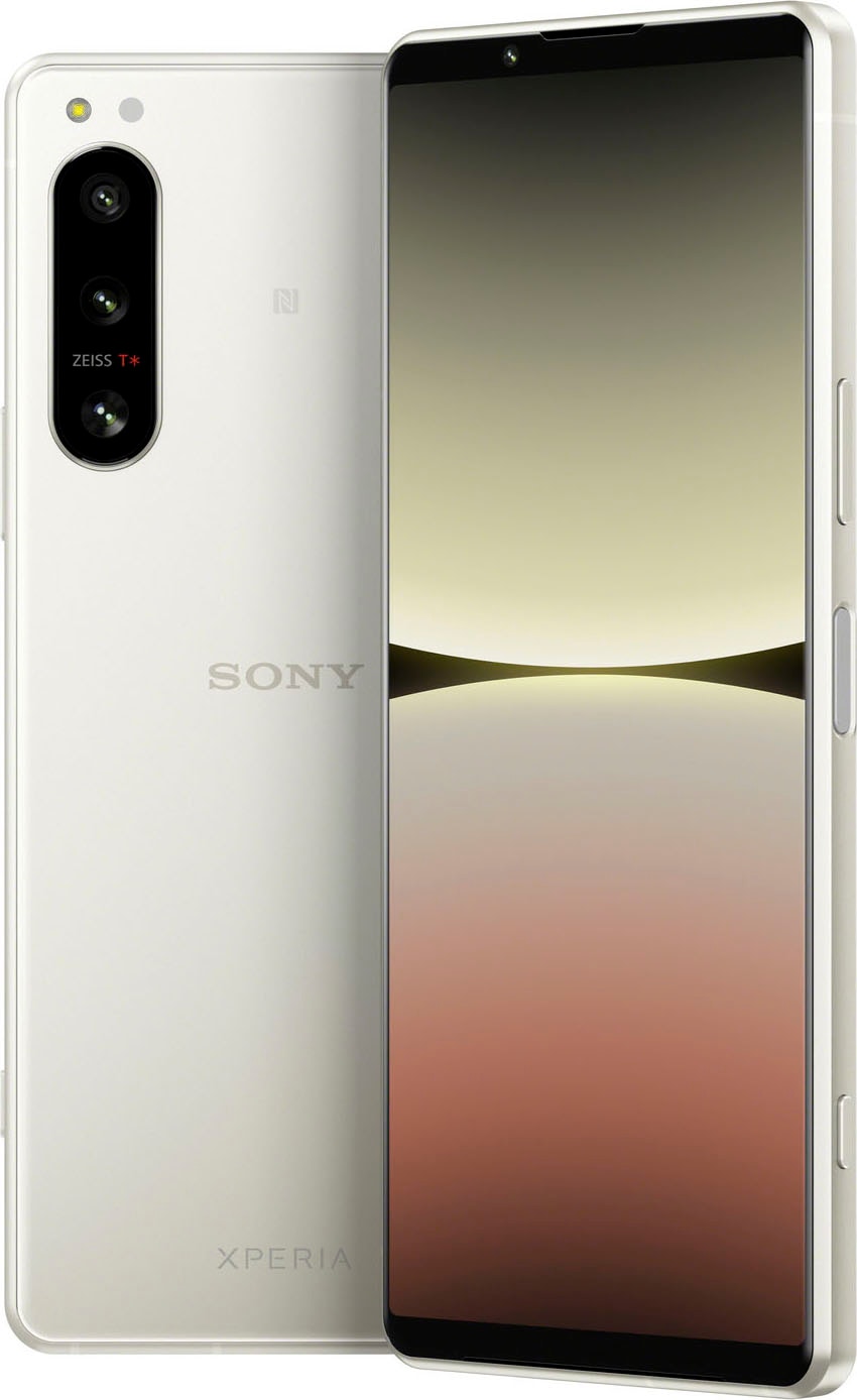 Sony Smartphone »Xperia 5 IV«, Ecru, 15,49 cm/6,1 Zoll, 128 GB Speicherplatz, 12 MP Kamera