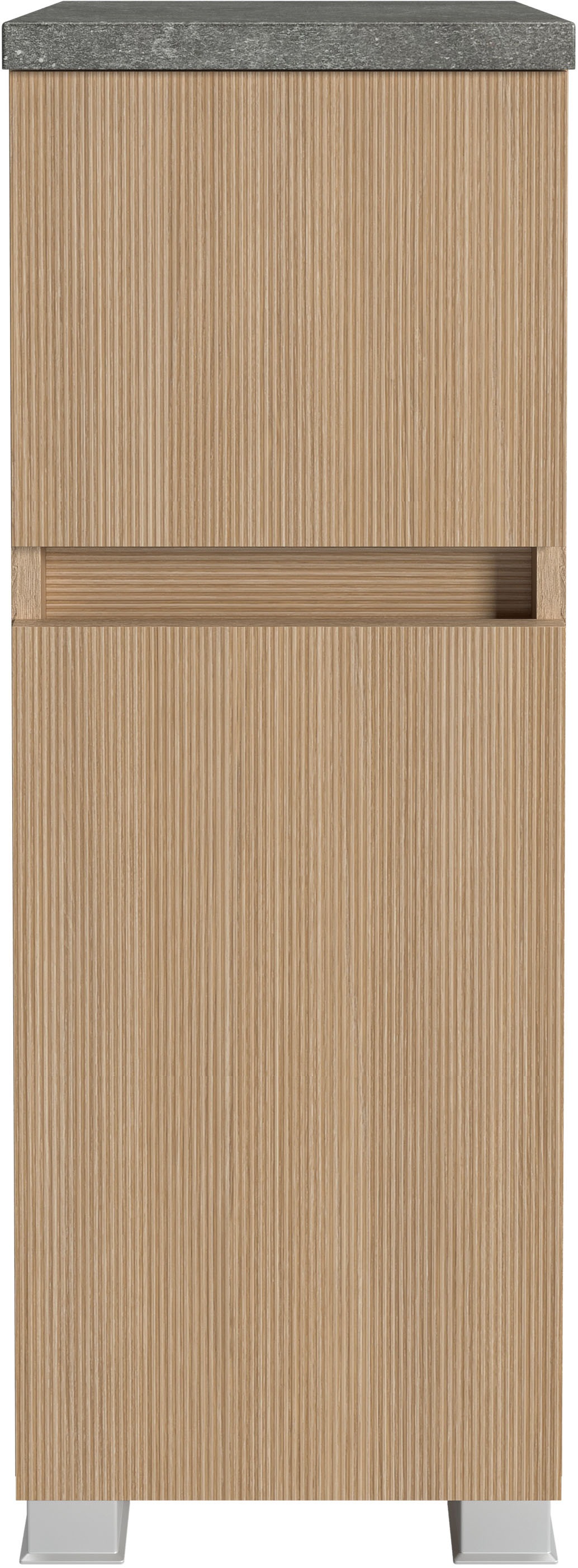 welltime Badmöbel-Set »Set 140 cm breit, Badmöbel mit LED-Beleuchtung«, Held Möbel, 5tlg. Waschtisch-Set, Eixo