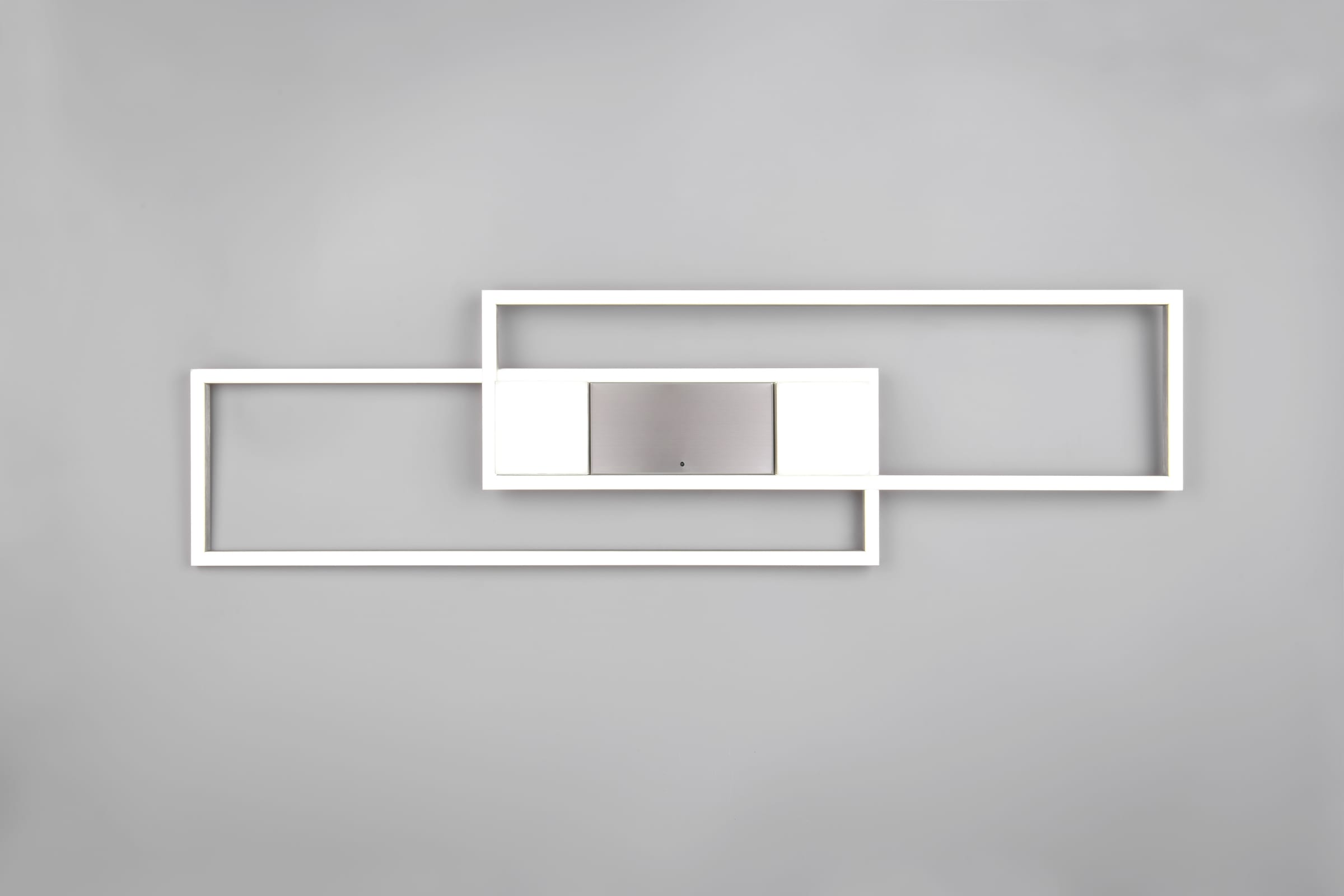 TRIO Leuchten LED Deckenleuchte »ALBANY LED Deckenlampe 37W 4300 Lumen warmweiß bis kaltweiß 2700-6500K« LED-Board 1 Stk. warmweiß - kaltweiß Fernbedienung, Lichtfarbe einstellbar, Memory, Nachtlicht, dimmbar