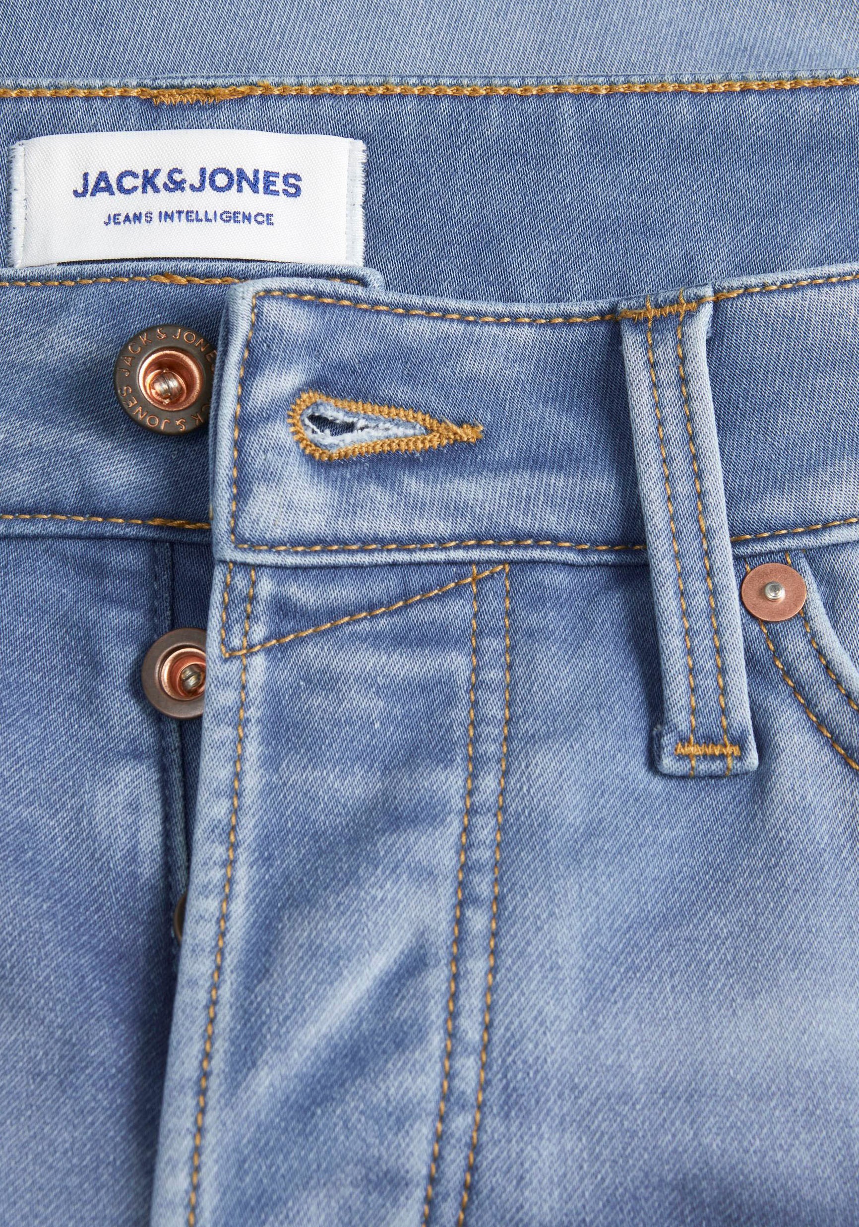 8. Bild von Jack & Jones Jeansshorts »JJIRICK JJICON SHORTS GE 604 I.K SN«, mit Umschlagsaum