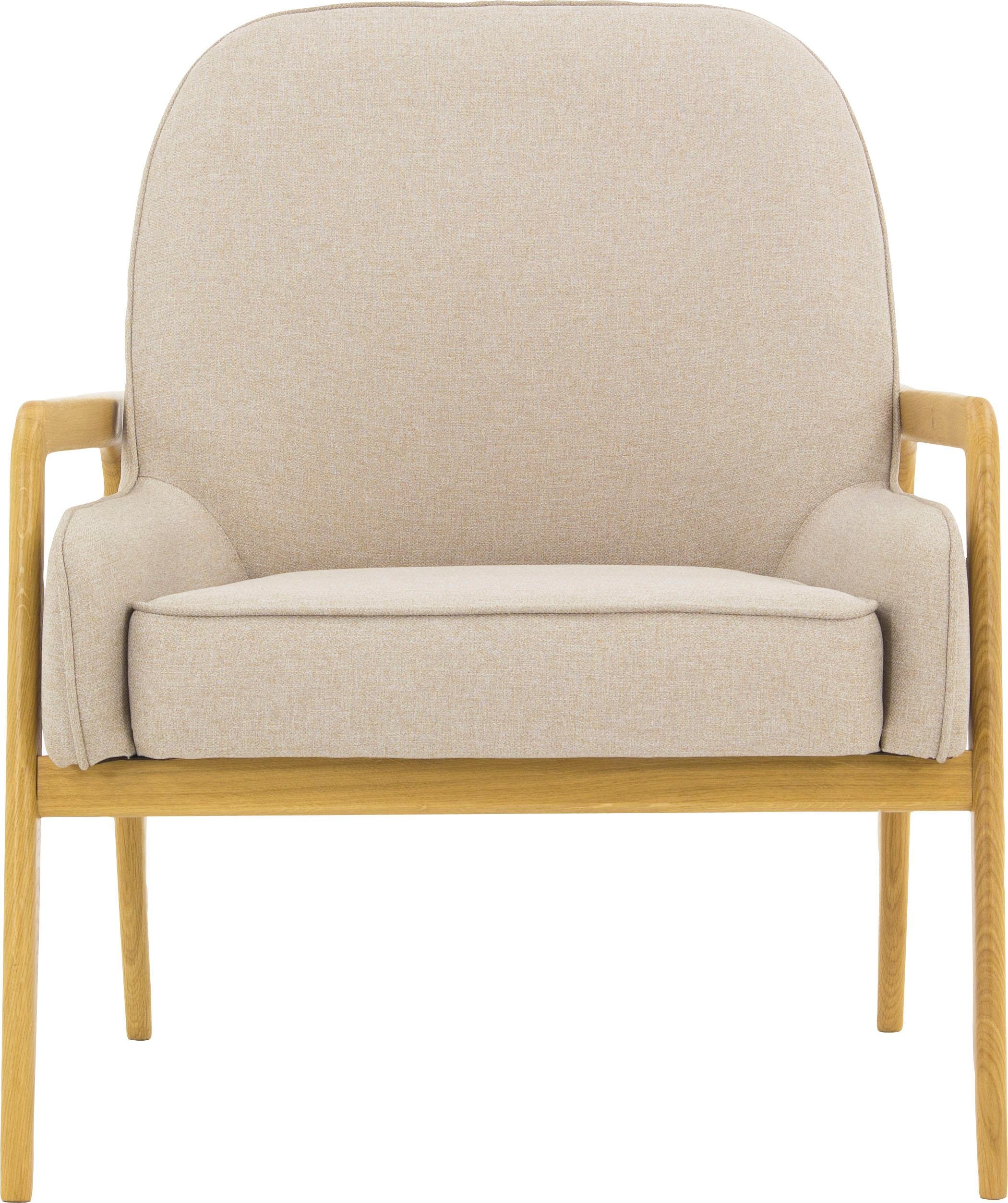 Home affaire Sessel »Braga« wahlweise mit Gestell aus Eiche in dunkel oder günstig online kaufen