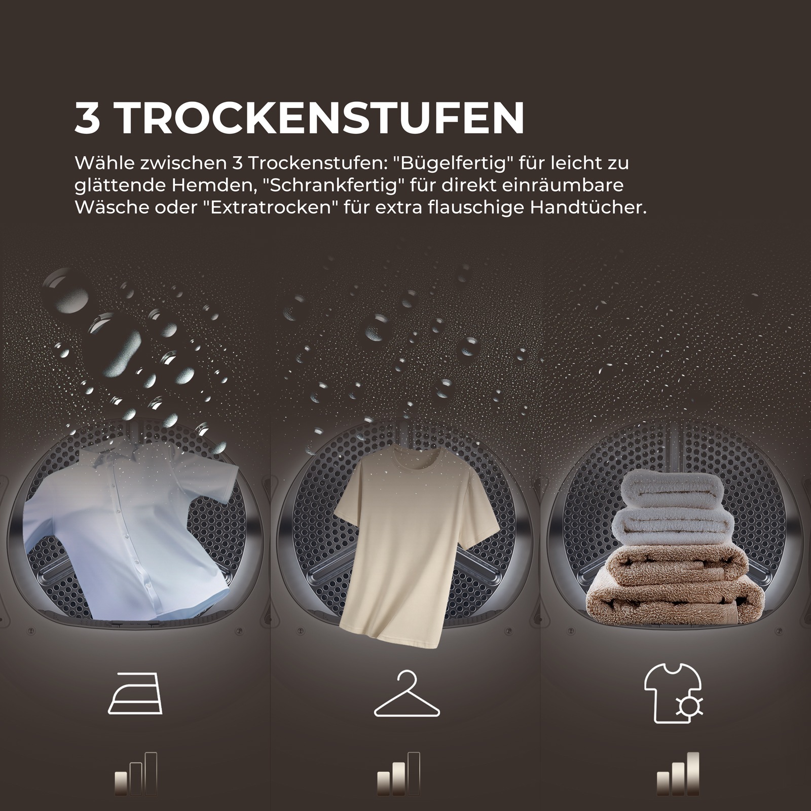 Haier Wärmepumpentrockner »HD80-C33637« G3 Serie Smart AI Automatikprogramm