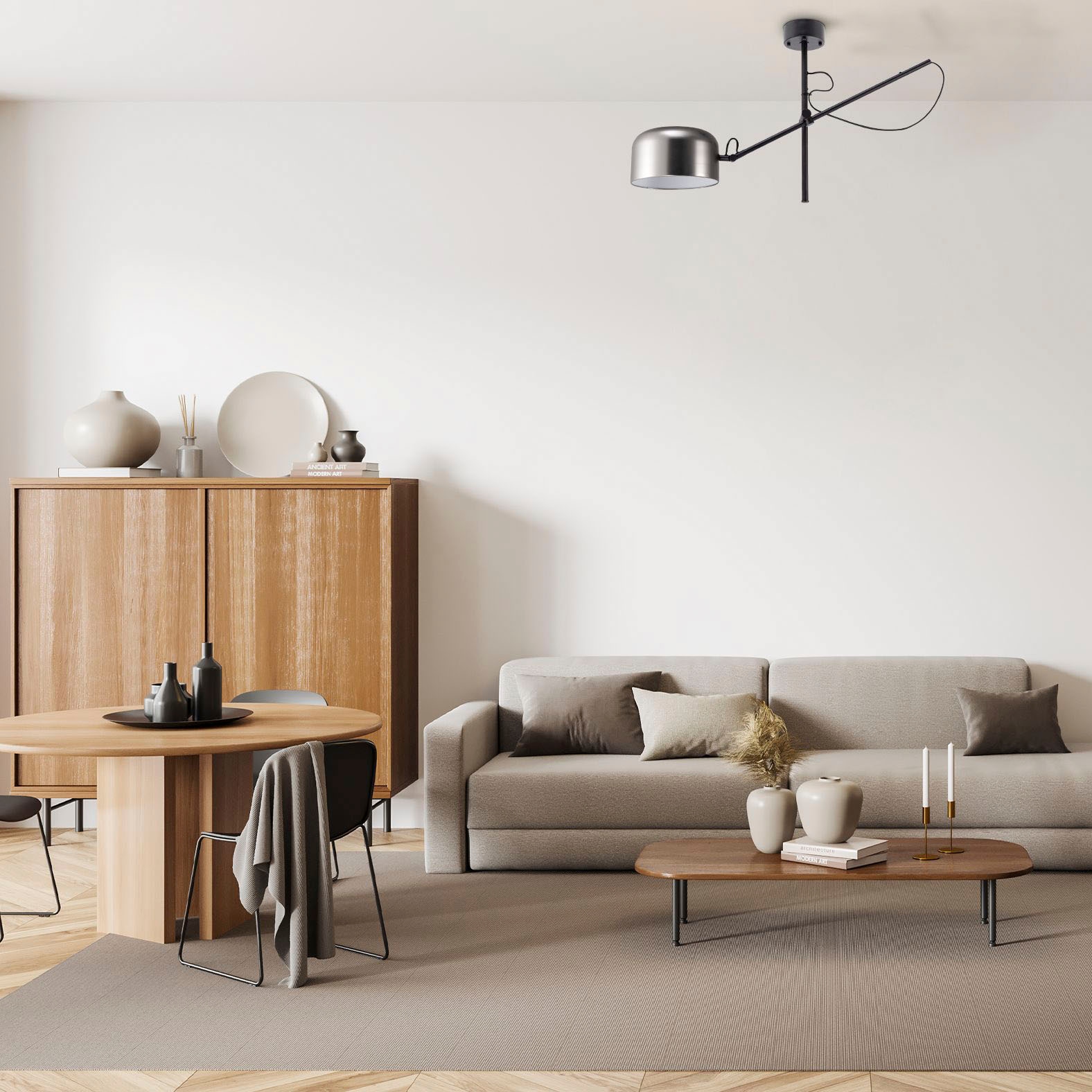 Paco Home Deckenleuchte »BOWL« E27