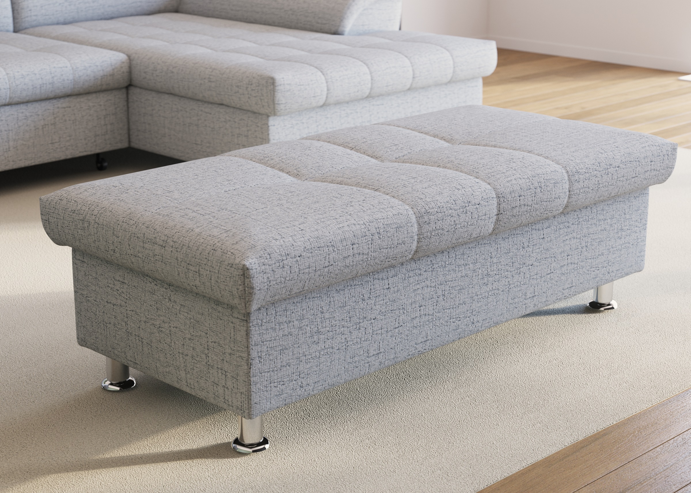 DOMO collection Hocker "Franzi" inklusive Stauraum günstig online kaufen