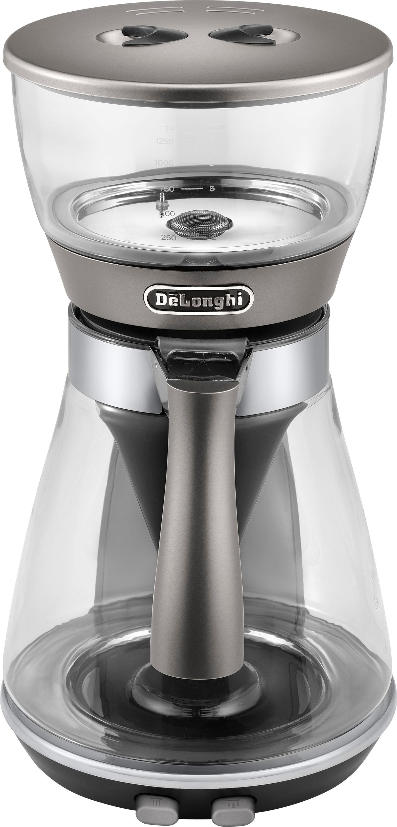 De'Longhi Filterkaffeemaschine »Clessidra ICM 17210«, 1,25 l Kaffeekanne, Papierfilter, nach zertifiziertem ECBE Standard