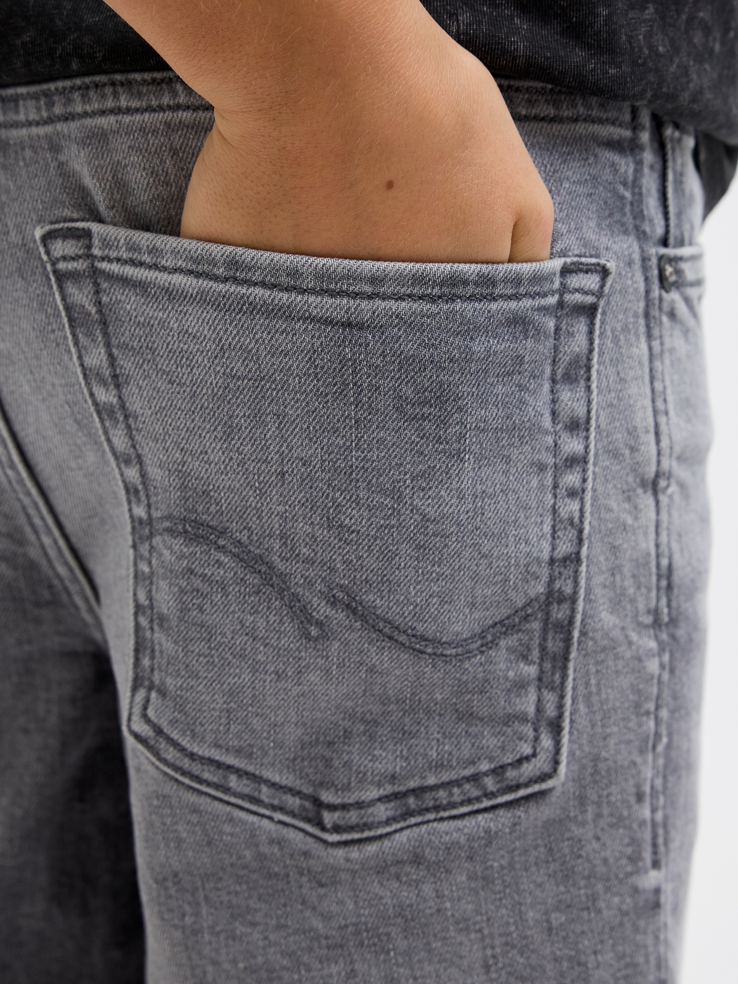 Jack & Jones Junior Shorts »JJIRICK bequem mit mittlerer Taille für Jungen«, unifarben, modisch, regular fit, Web