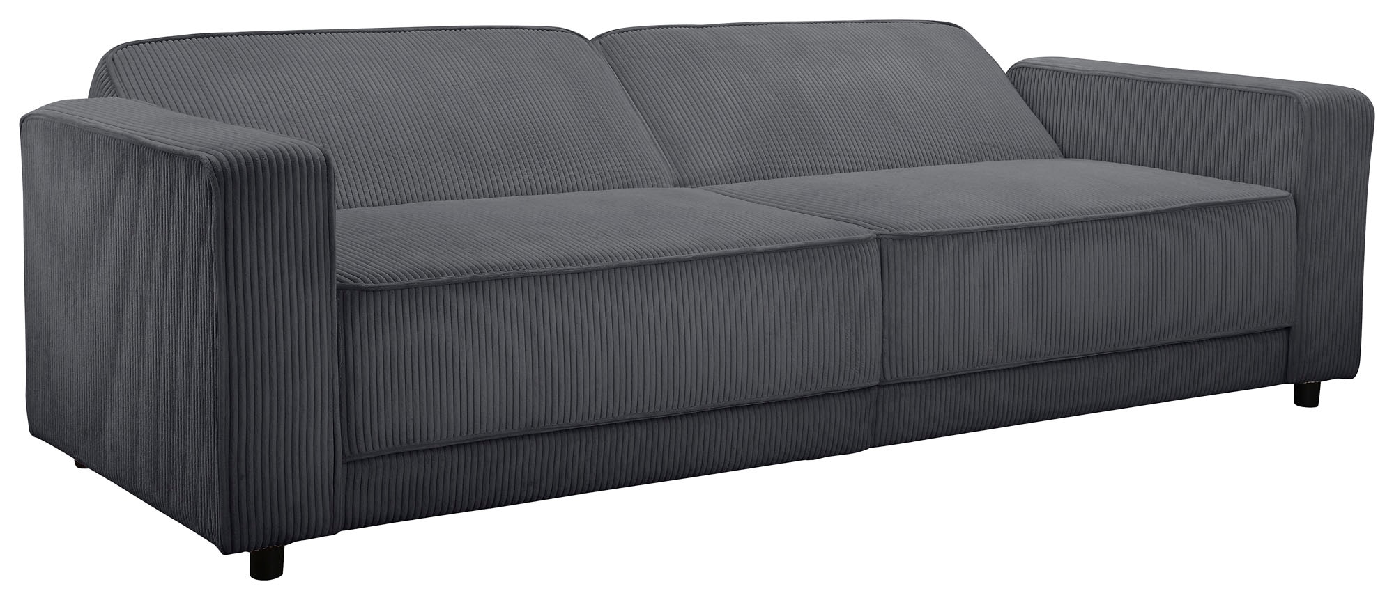 Dorel Home 3-Sitzer »Allie Schlafsofa 225 cm«, Bett-Funktion (108/190cm), trendiger Cord o. pflegeleichter Velours