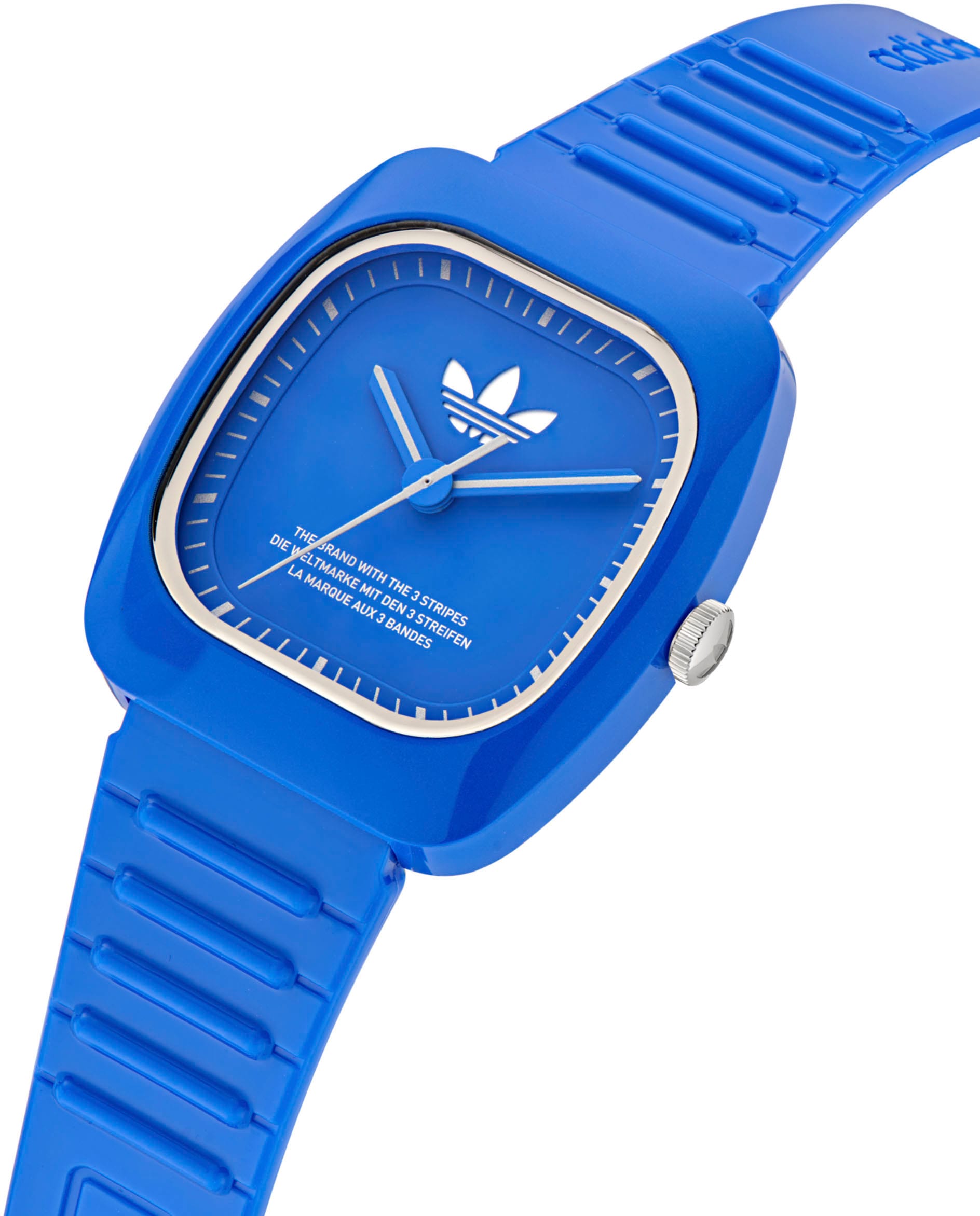 adidas Originals Quarzuhr »RETRO WAVE TWO«, Armbanduhr, Herrenuhr, Damenuhr, unisex, Kunststoffarmband