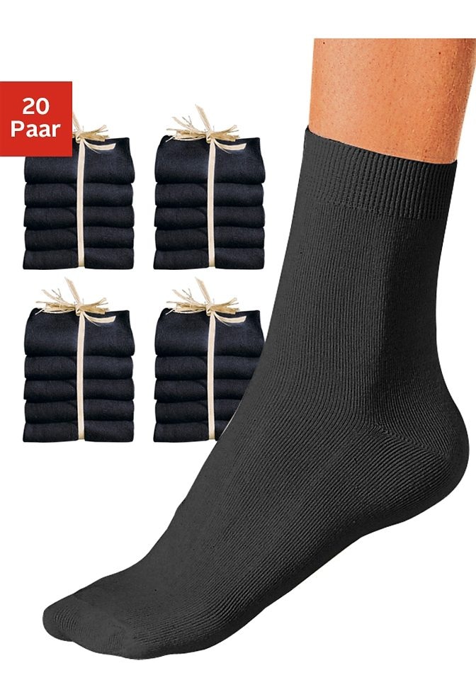 in günstig der Socken, (20 in Go kaufen Großpackung Paar),