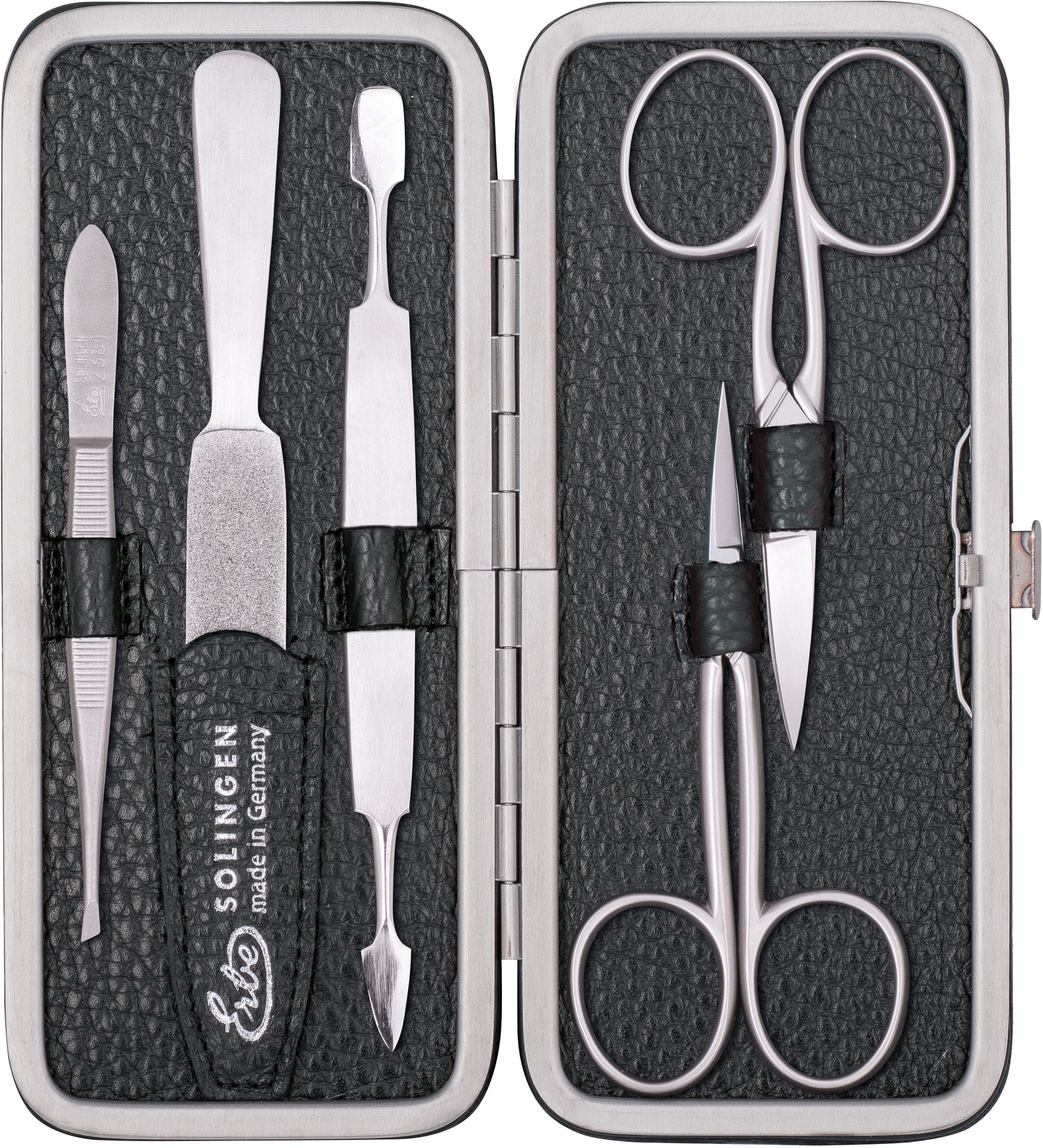ERBE Maniküre-Etui »ERBE Maniküre Set Bügel-Etui Serie "Piemont", schwarz, günstig online kaufen