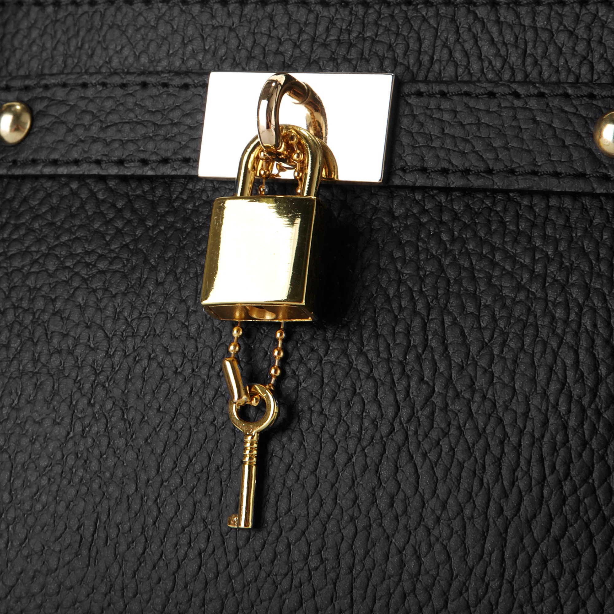 Cluty Henkeltasche, echt Leder, Made in Italy