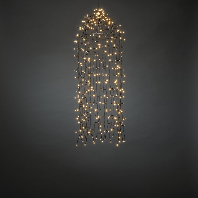 KONSTSMIDE LED-Lichtervorhang »Weihnachtsdeko aussen«, schwarz, 400 warm  weiße Dioden online bestellen