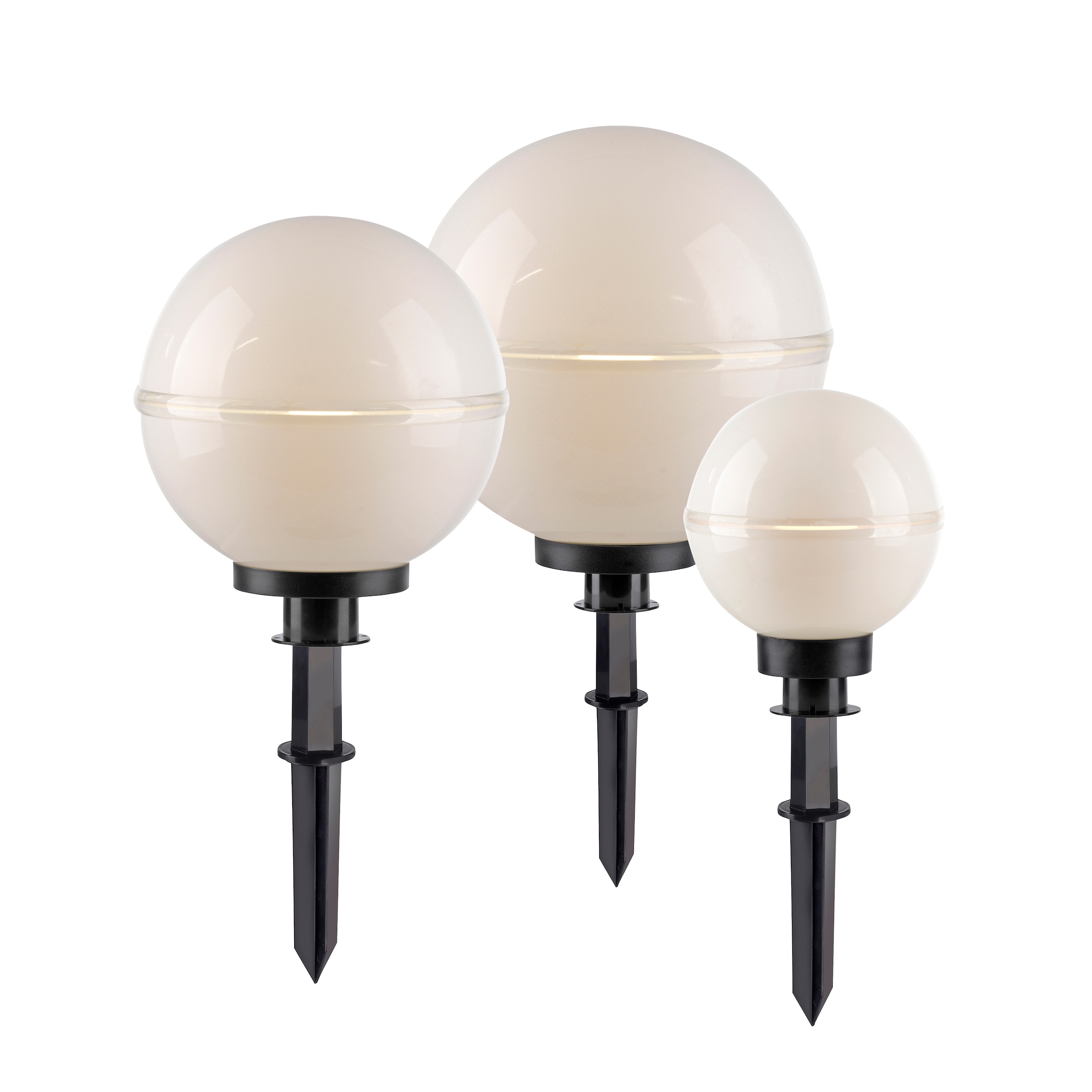 JUST LIGHT Kugelleuchte »HEMIS«, Set 3-teilig (3 versch. Größen), IP44, ohn günstig online kaufen