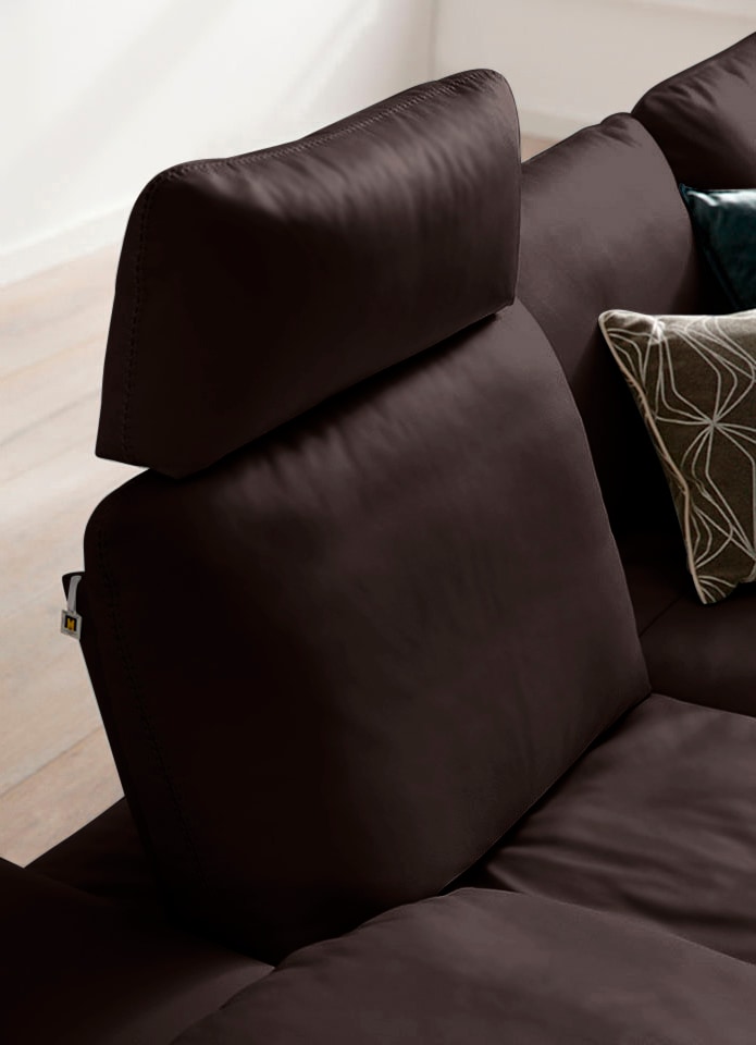 W.SCHILLIG Ecksofa »valentinoo, Designsofa, elegant und bequem, L-Form«, (Set), mit Sitztiefenverstellung, Breite 318 cm