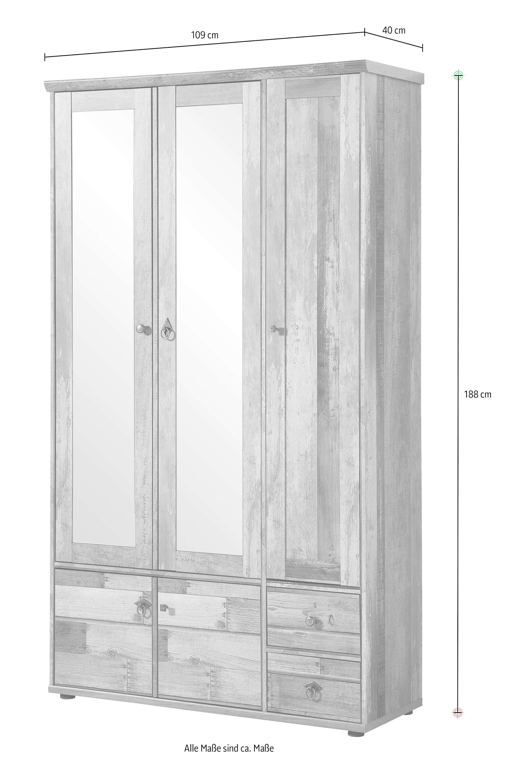 Innostyle Garderoben-Set »BONANZA« Komplett-Set, 