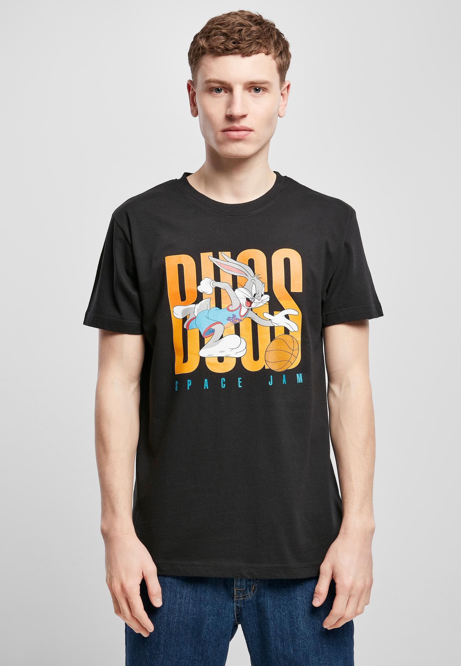 MisterTee Kurzarmshirt »MisterTee Herren Space Jam Big Bugs Playing Tee« 1 Stk.