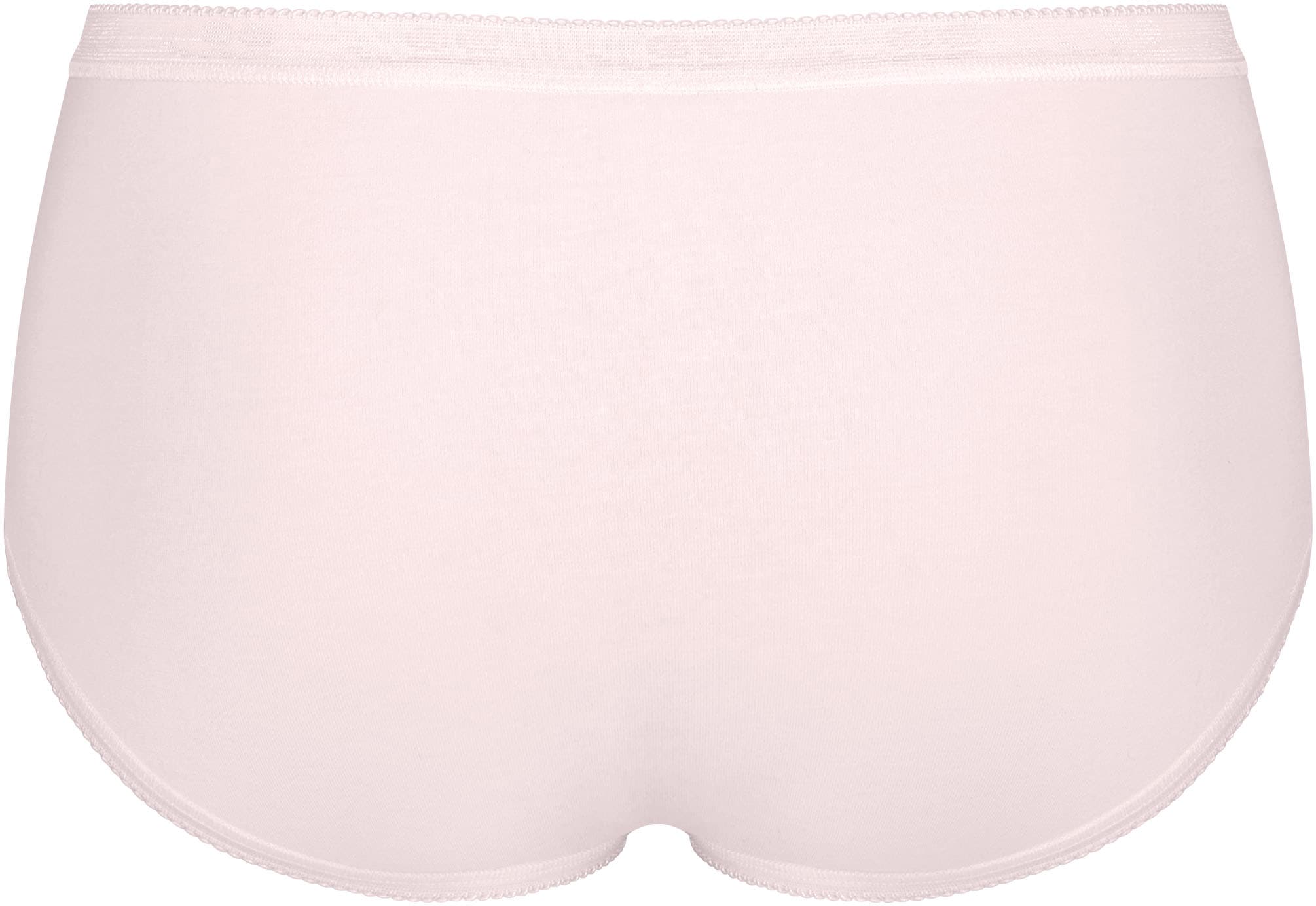 sloggi Midislip »Basic+«, (4er Pack), Baumwollmix, elastisch, weiche Nähte, bequem, feminin