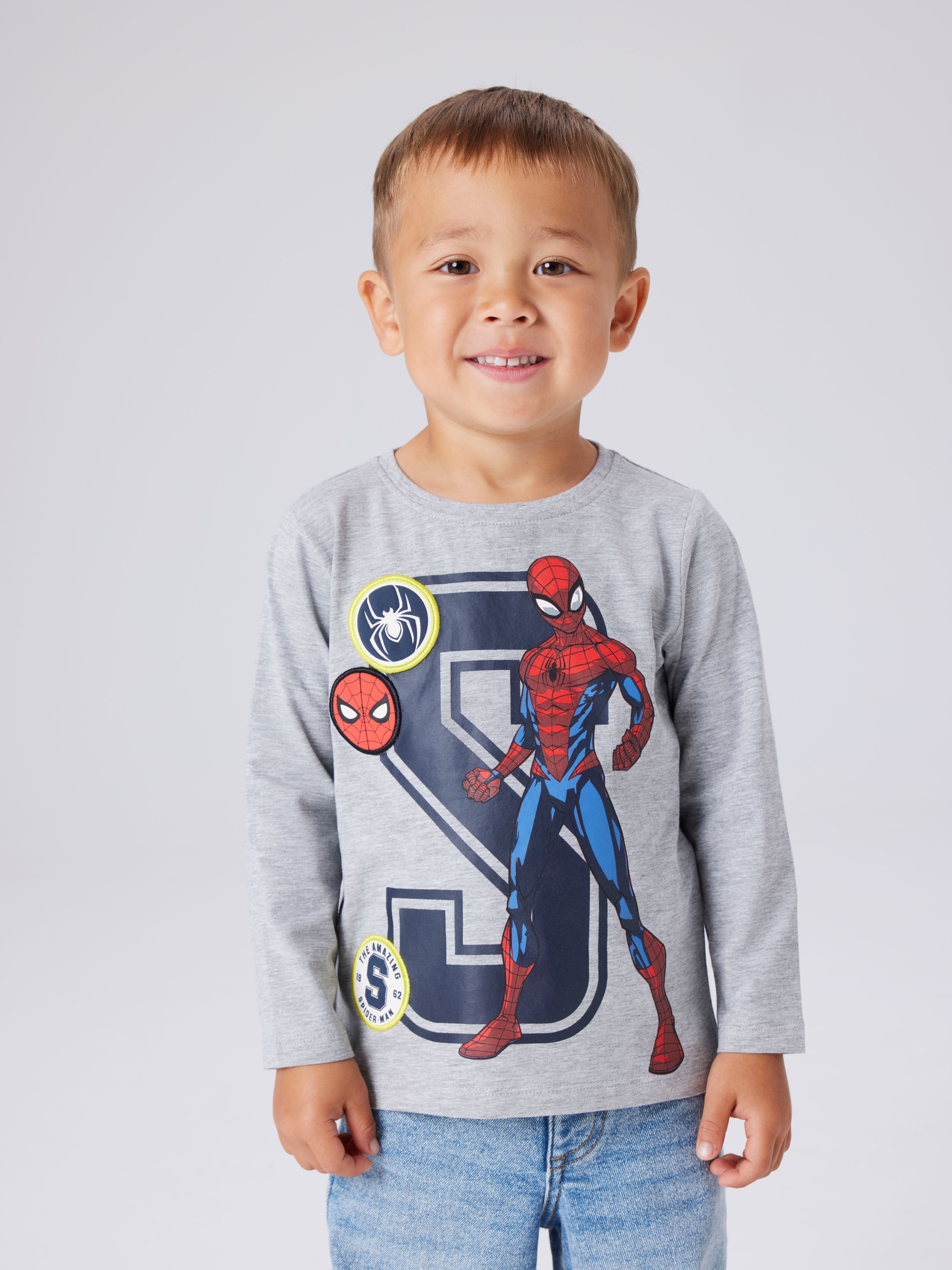 Name It T-Shirt »NMMDEEP SPIDER LS NREG TOP BOX NOOS MAR«
