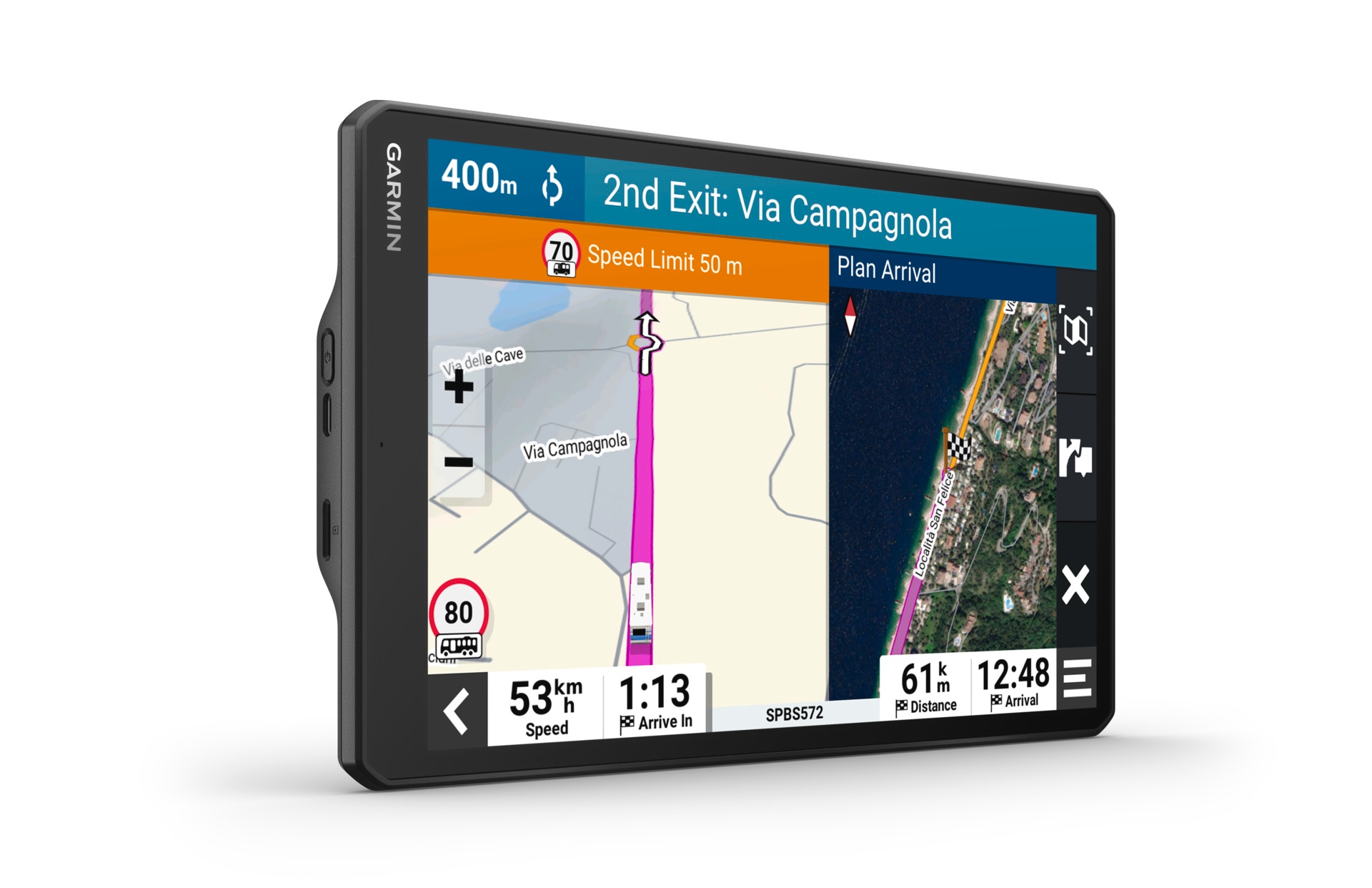 Garmin Navigationsgerät »Camper 1095 MT-D EU«, (Europa (45 Länder) Karten-Updates), Bluetooth
