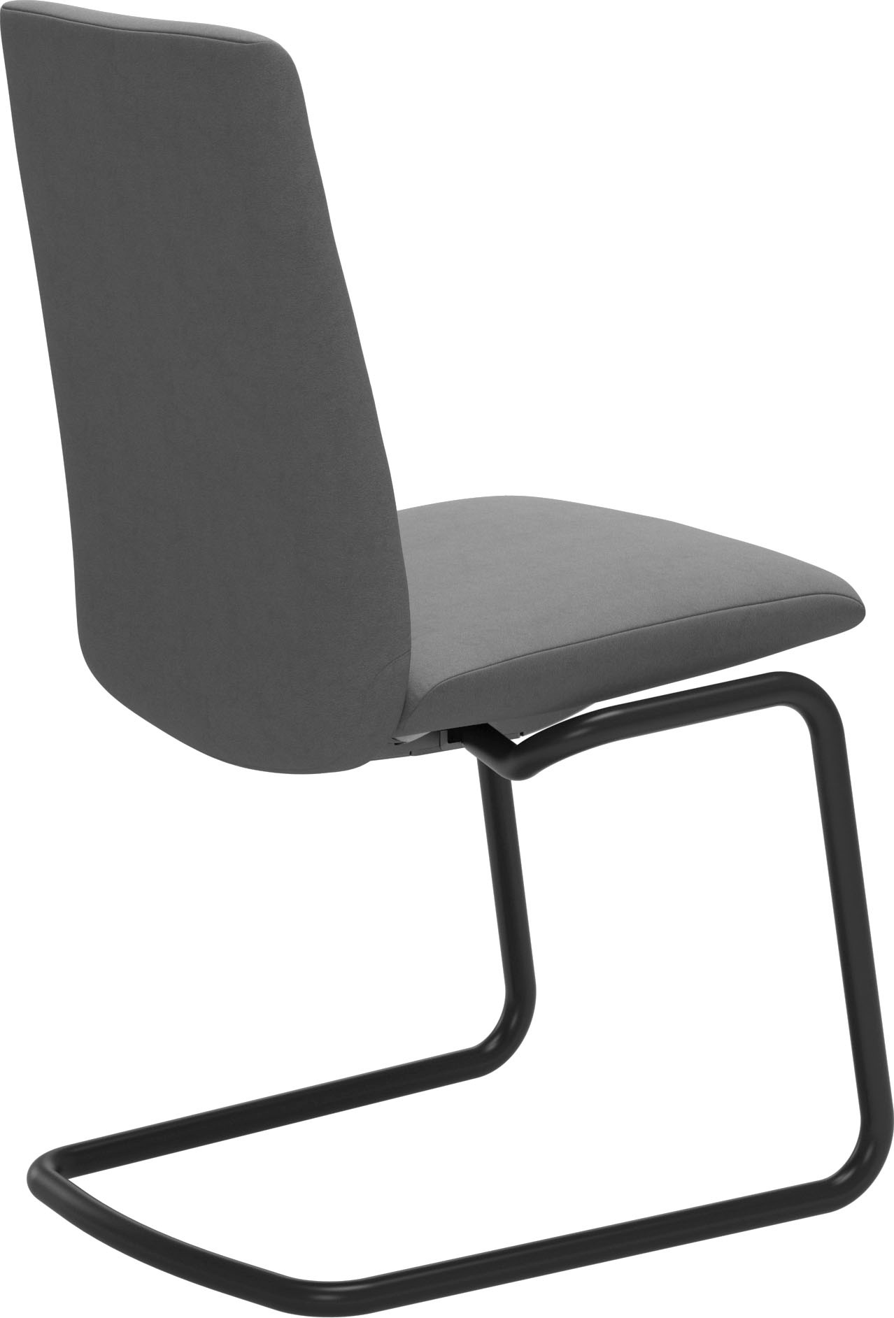 Stressless® Polsterstuhl »Laurel«, Microfaser DINAMICA, Low Back, Größe M, mit Beinen aus Stahl in Schwarz matt