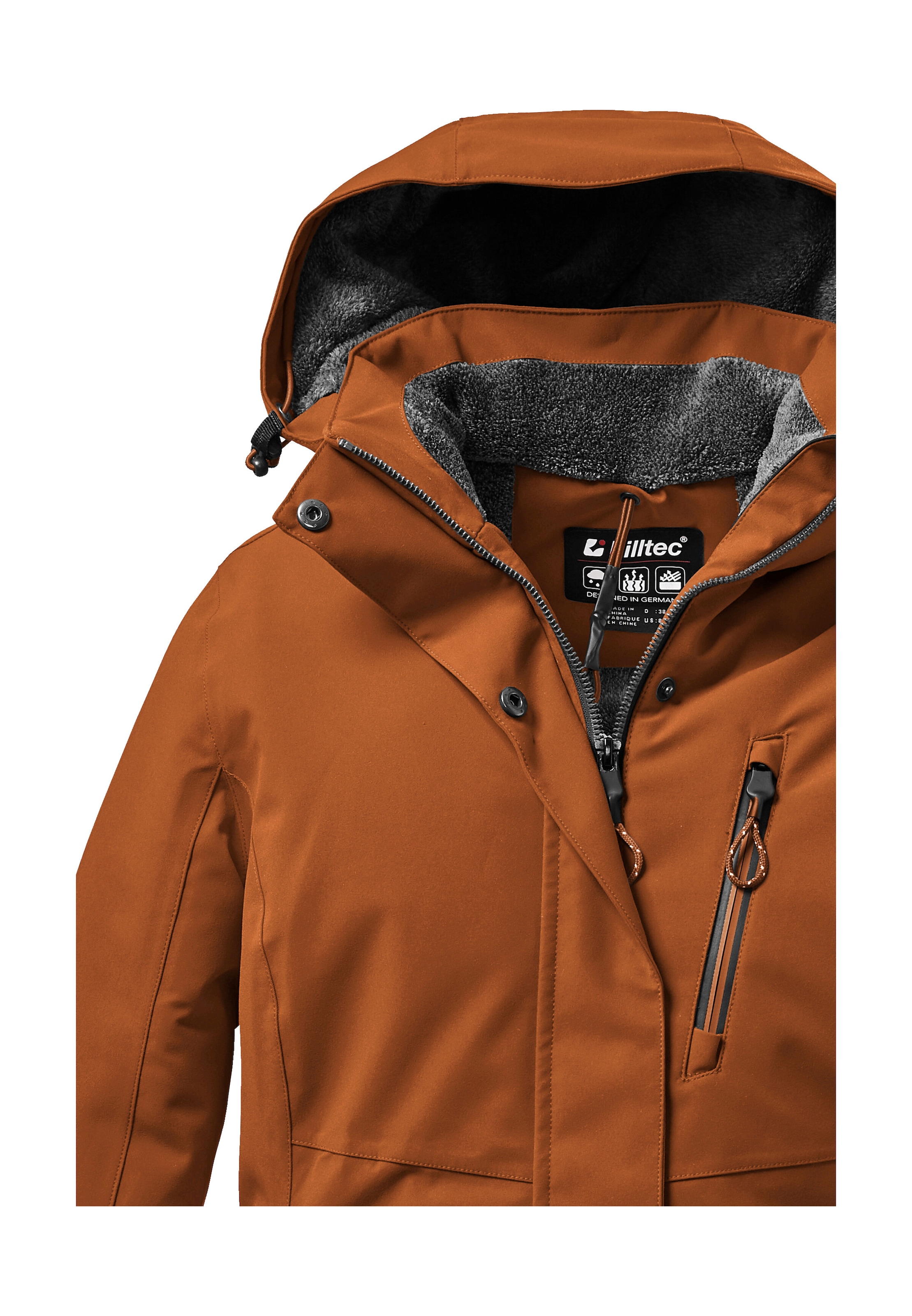 Killtec Outdoorjacke »KOW 140 WMN JCKT«, Wasserdichte Damenjacke, atmungsaktiv, abnehmbare Kapuze
