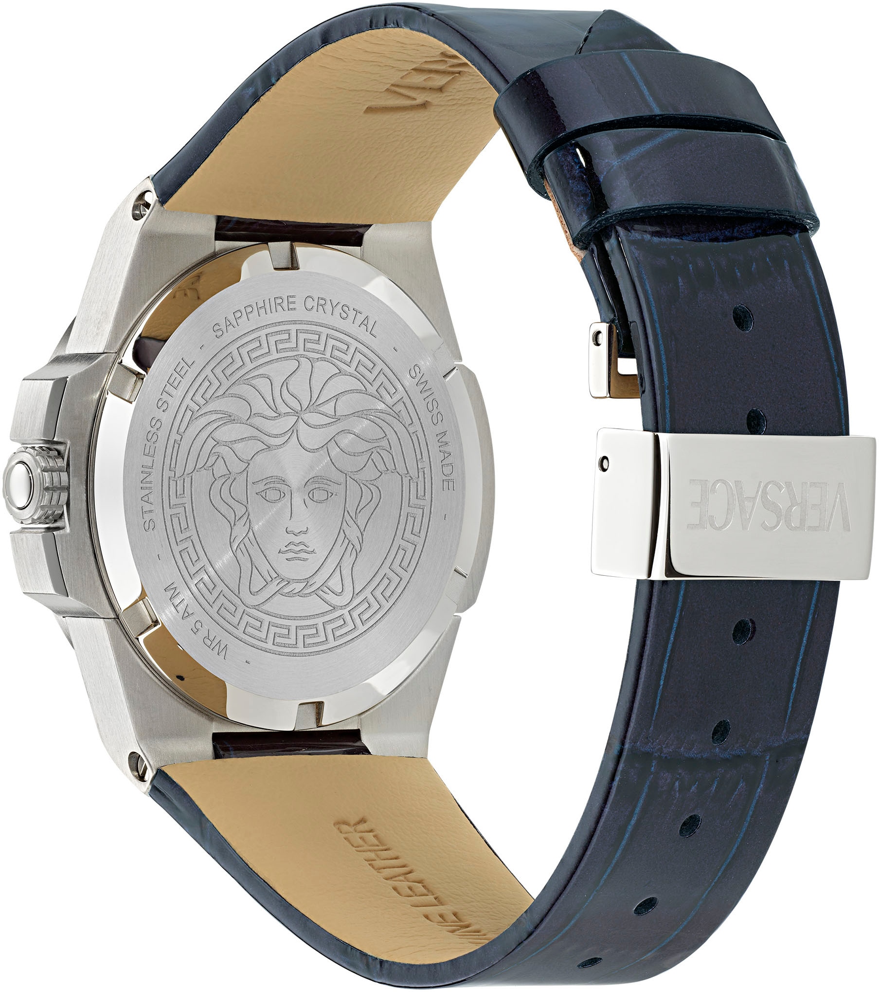 Versace Quarzuhr »HERA«, Armbanduhr, Damenuhr, Saphirglas, Swiss Made, analog