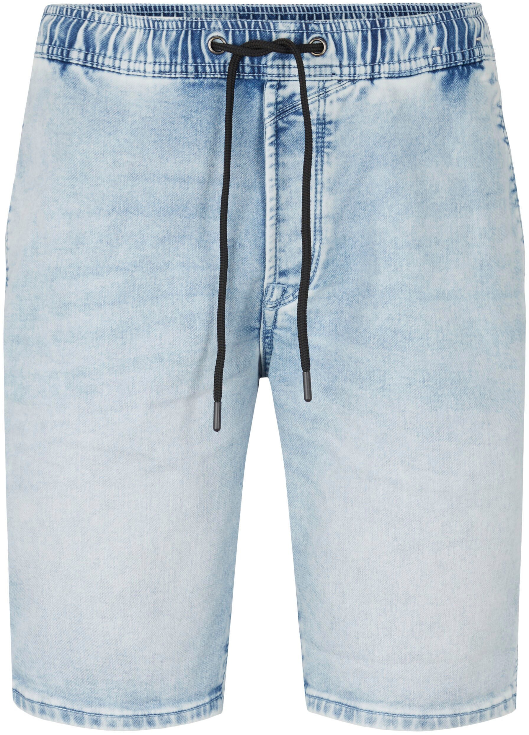 12. Bild von TOM TAILOR Denim Jeansshorts, mit elastischem Tunnelzugbund