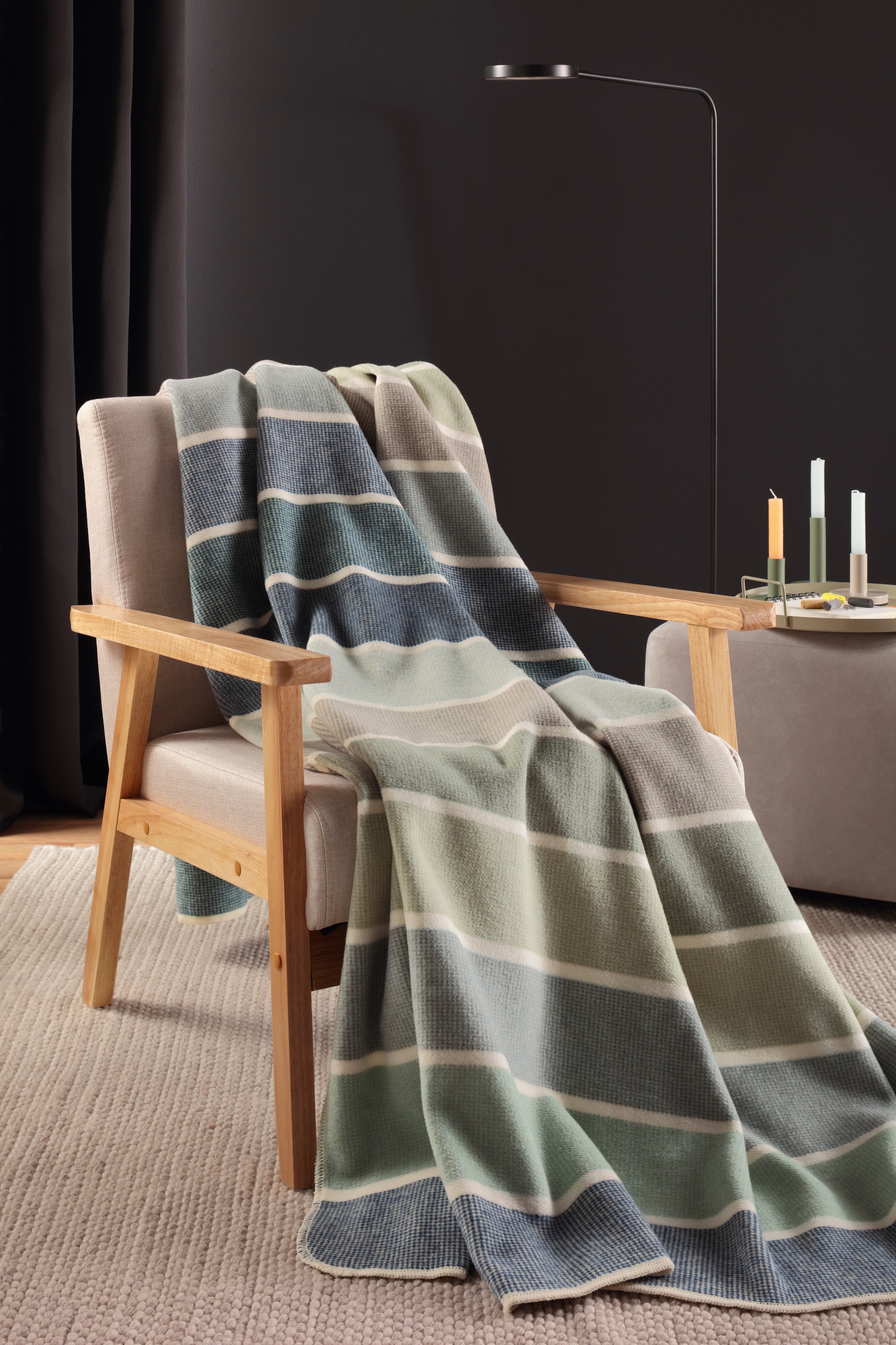 Biederlack Wohndecke »Wohndecke Cotton Lines«, mit modernem Karodesign günstig online kaufen
