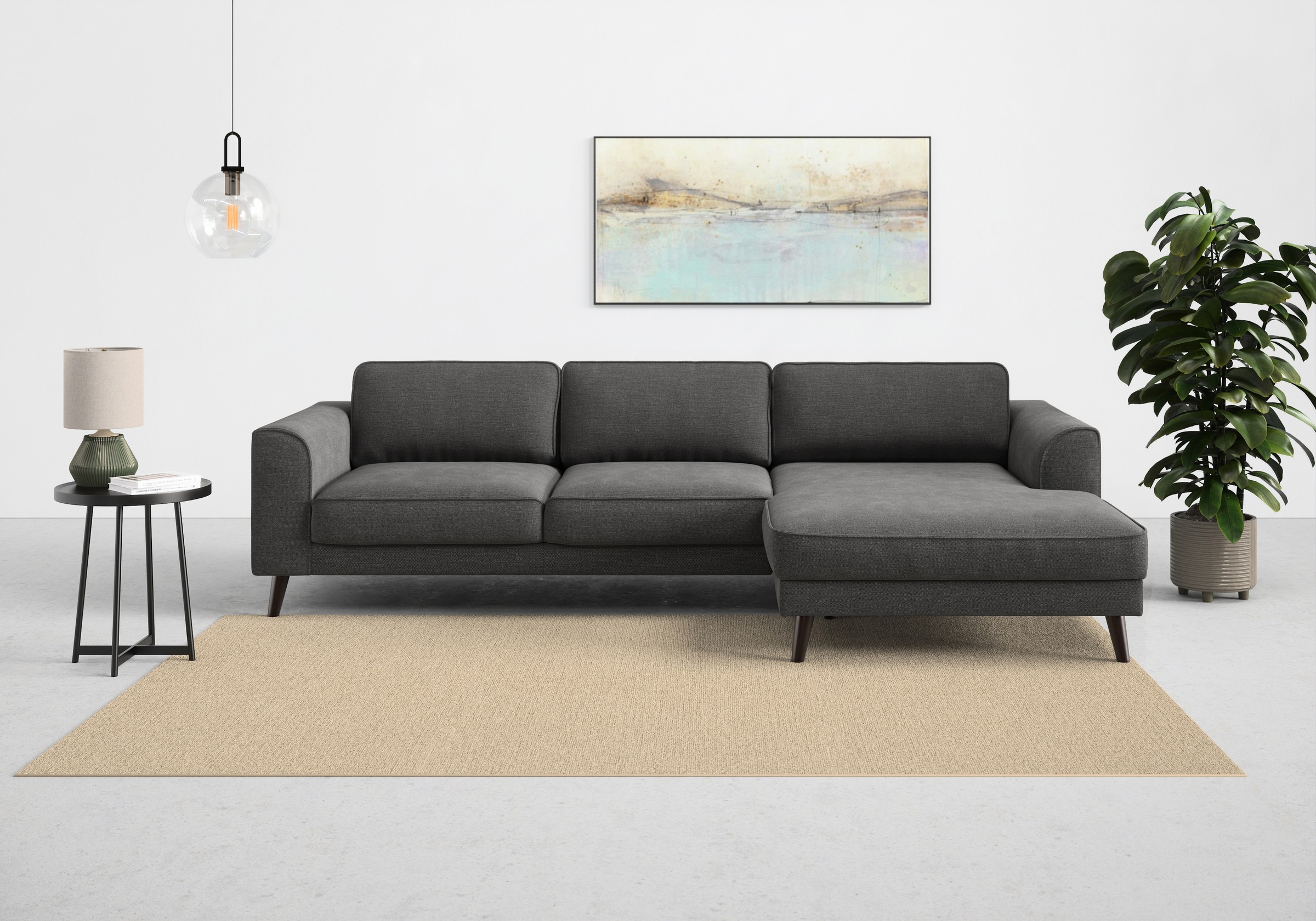 TRENDMANUFAKTUR Ecksofa »Lumber Jack, elegantes Designsofa, zeitlos modern, günstig online kaufen
