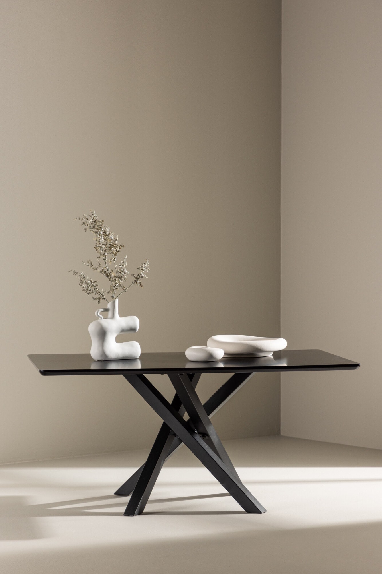 Venture Home Couchtisch »Piazza, rechteckiger Couchtisch in elegantem Schwarz, 100 × 60 cm« Sofatisch, MDF, rechteckig, einheitlich, modern, raffiniert